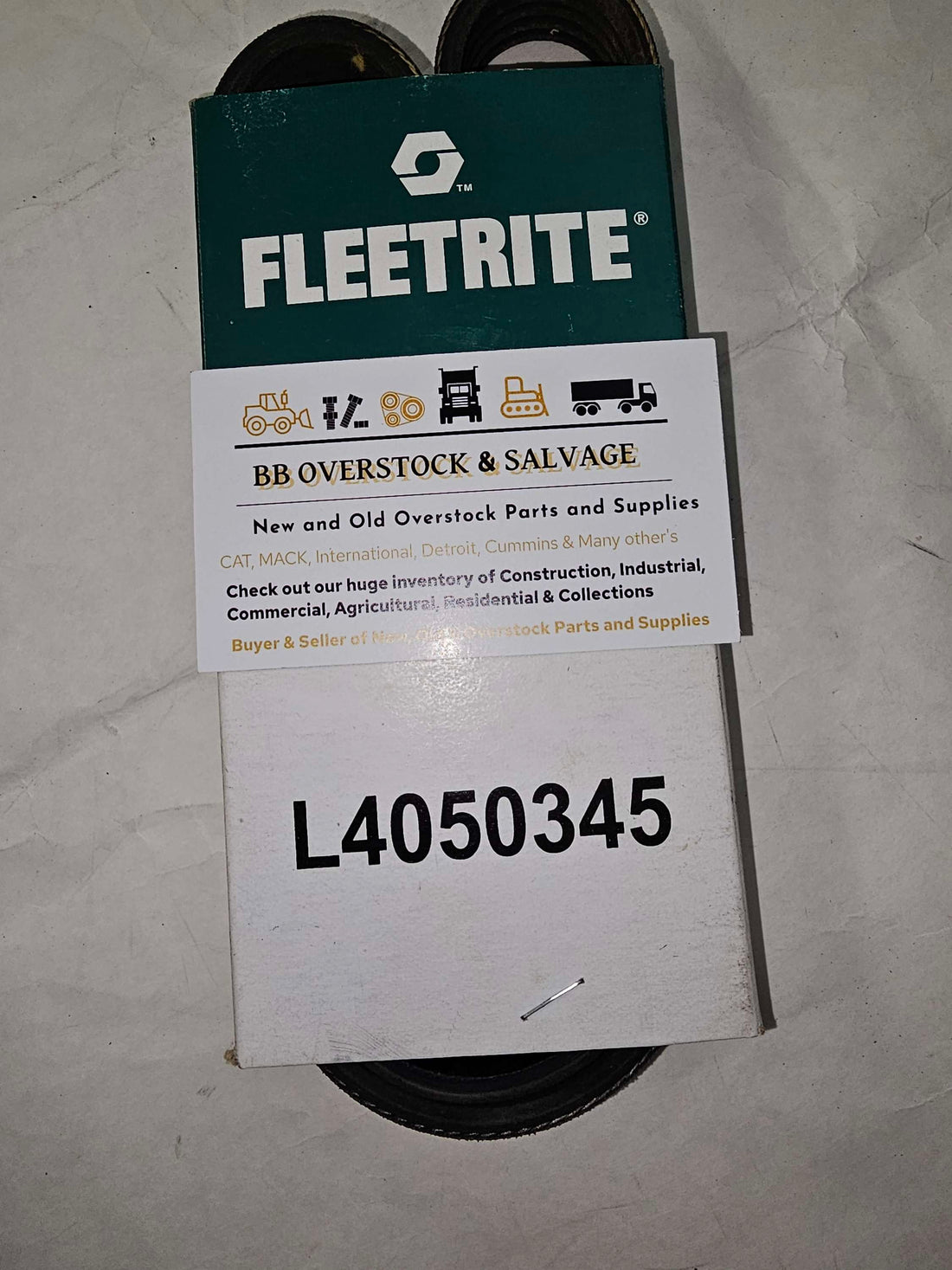L4050345 Fleetrite Micro V Ribbed Serpentine Belt