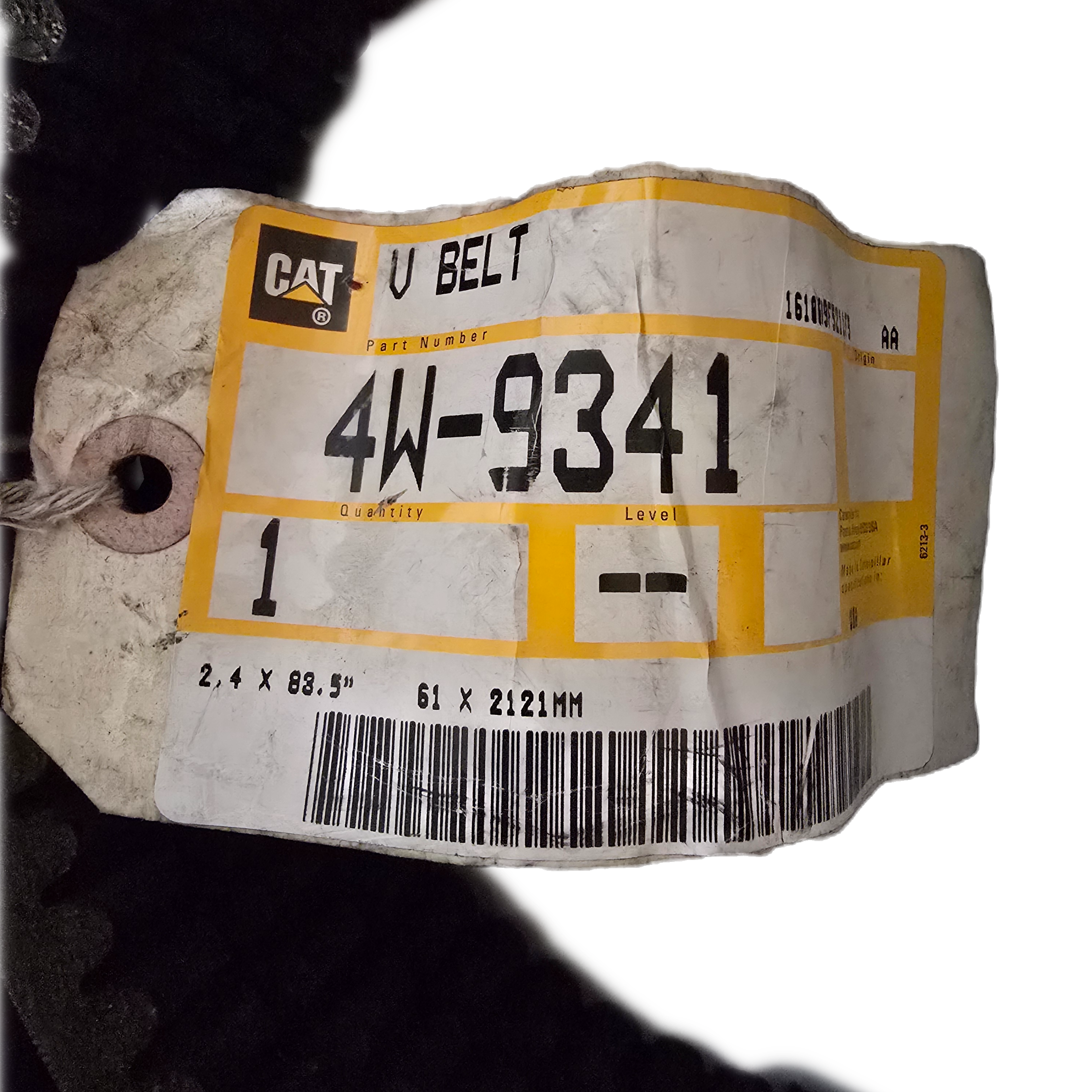 CAT P/N | 4W-9341 Banded Cogged Belt 61mm Width Caterpillar 4W9341