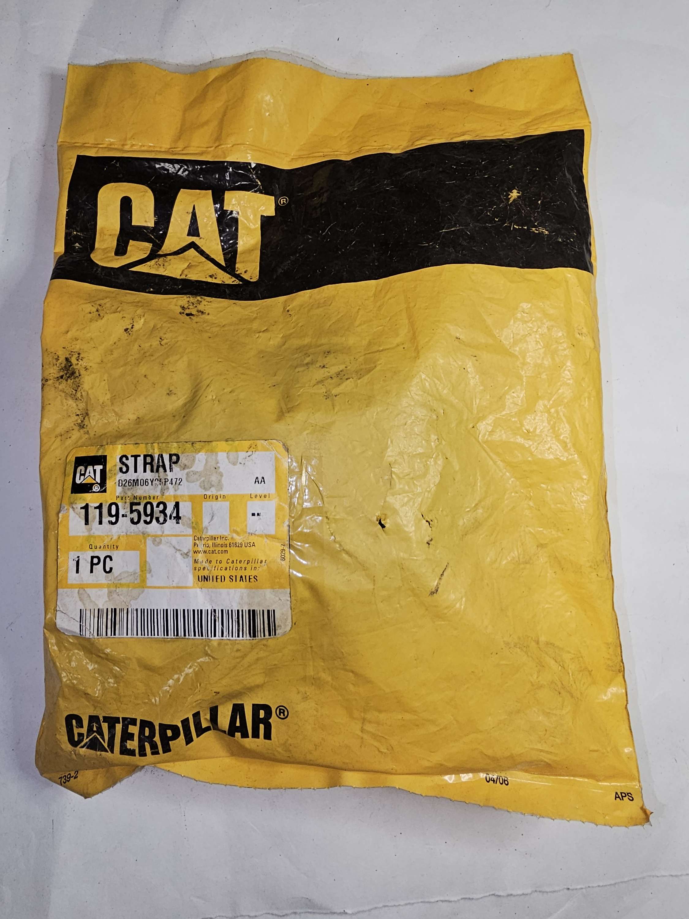 119-5934 Strap Caterpillar CAT OEM 1195934