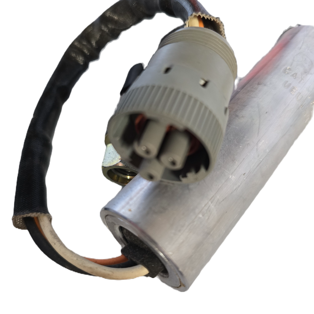 Caterpillar sensor with packaging on a white background