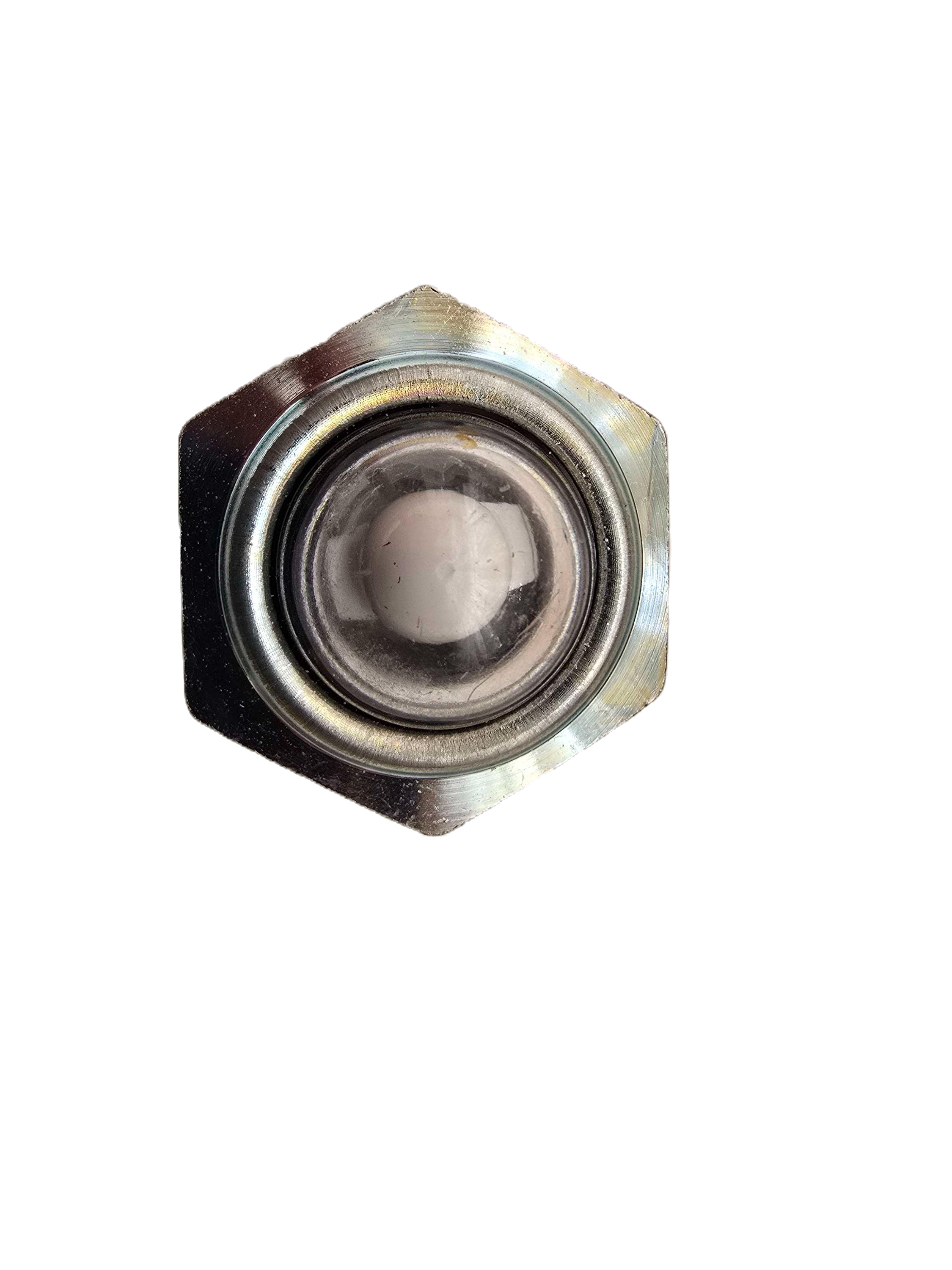 1128K4 Easy-View Sight 1 inch NPT for Hydraulic-Water-Diesel Zinc