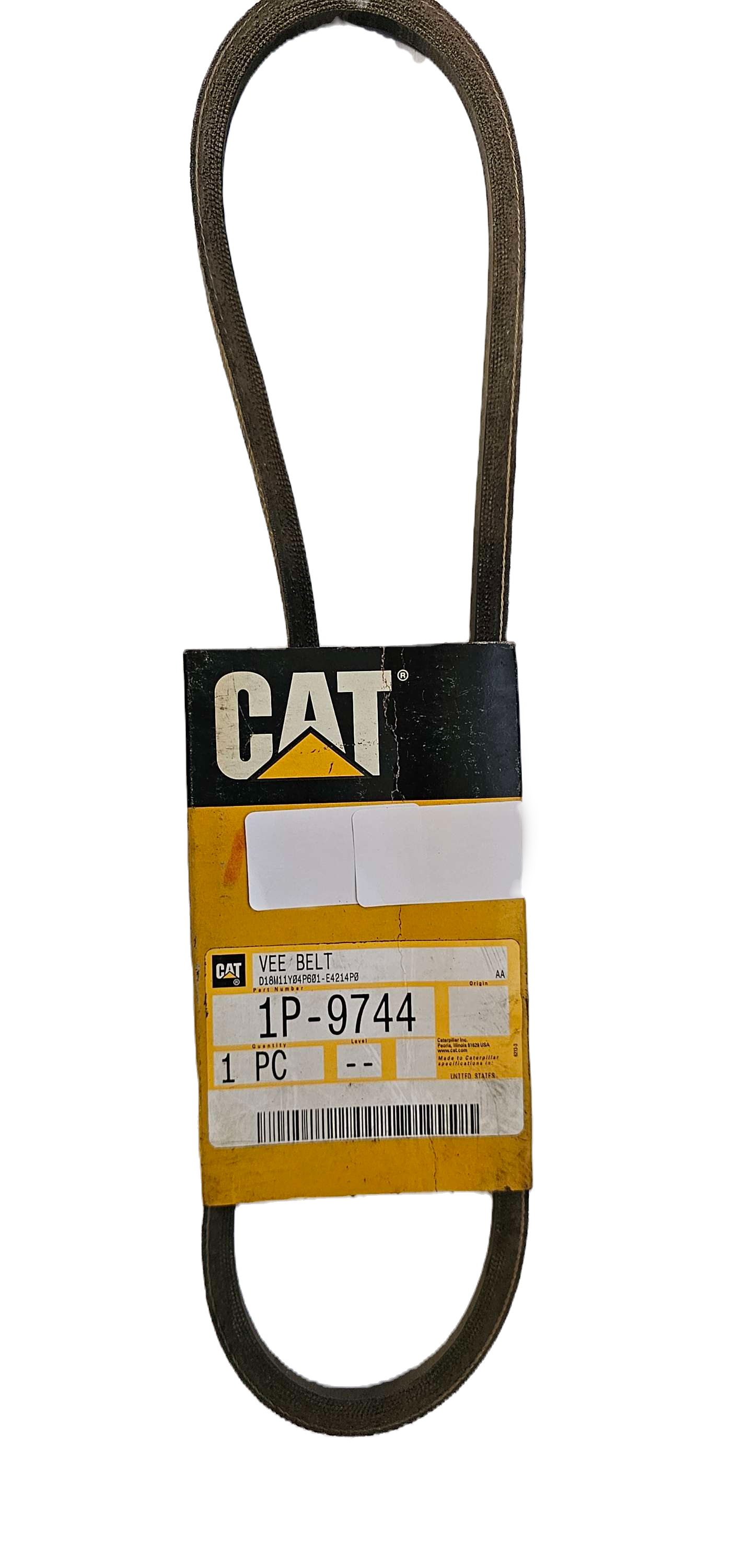 1P-9744 Non-Cog CAT V-Belt NOS 1P9744