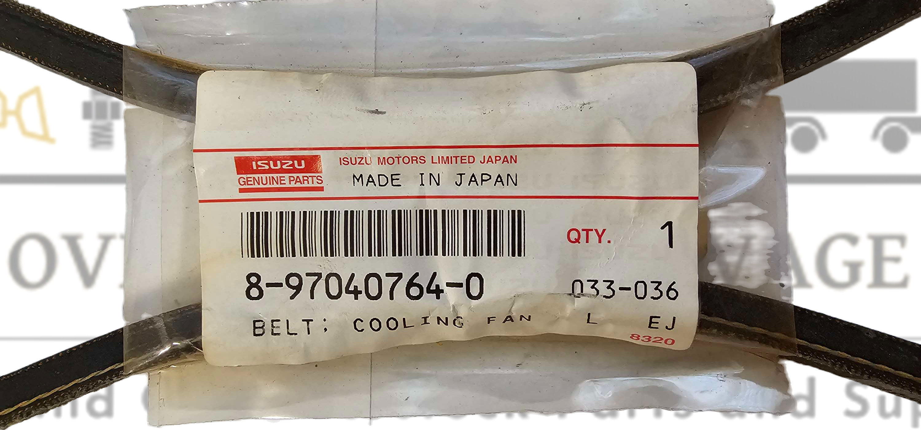 8-97040764-0 Isuzu Belt Cooling Fan