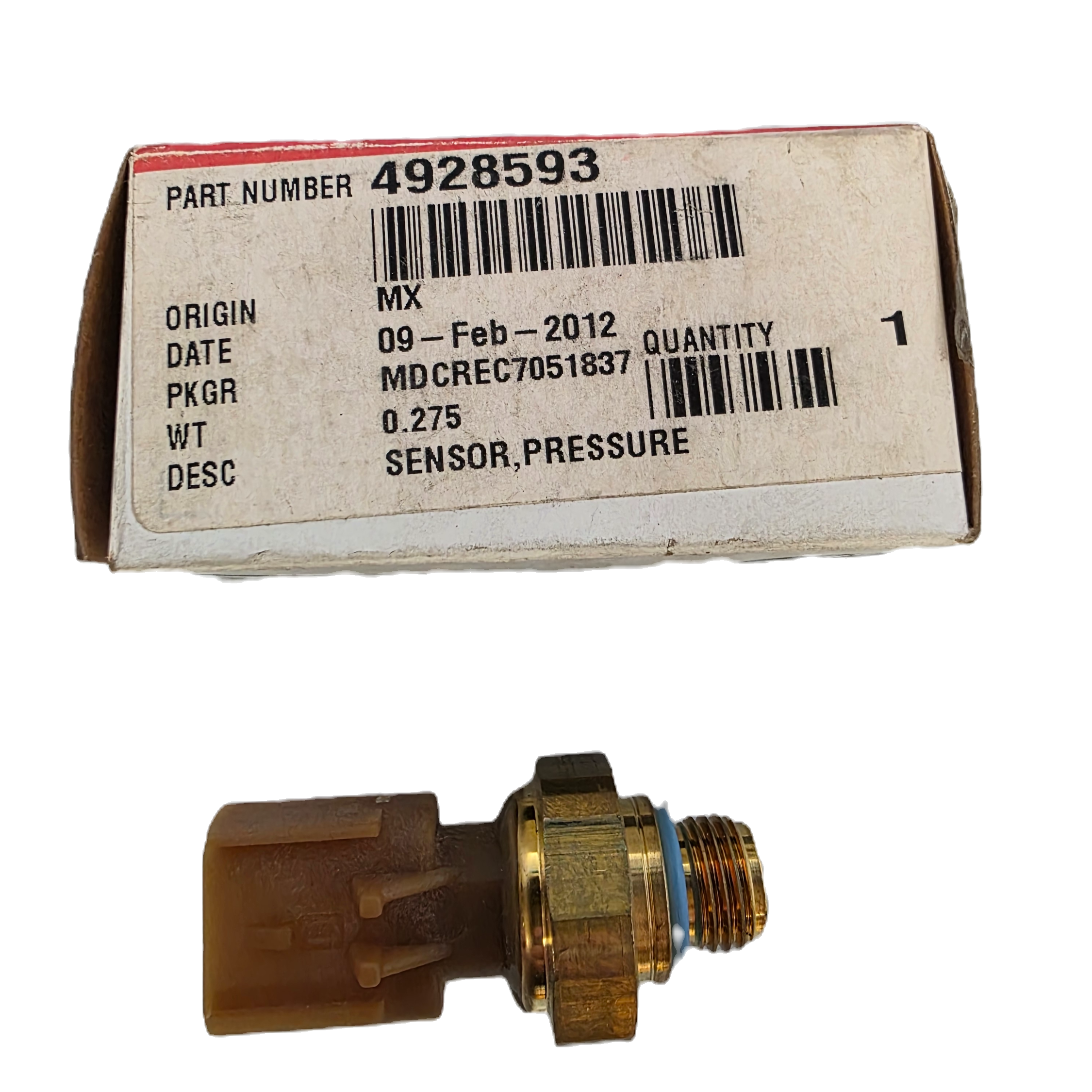 Genuine Cummins 4928593 Pressure Sensor | OEM Engine Sensor