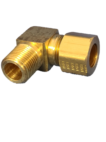 1/2"T x 3/8" MPT 90 deg. Compression Elbow