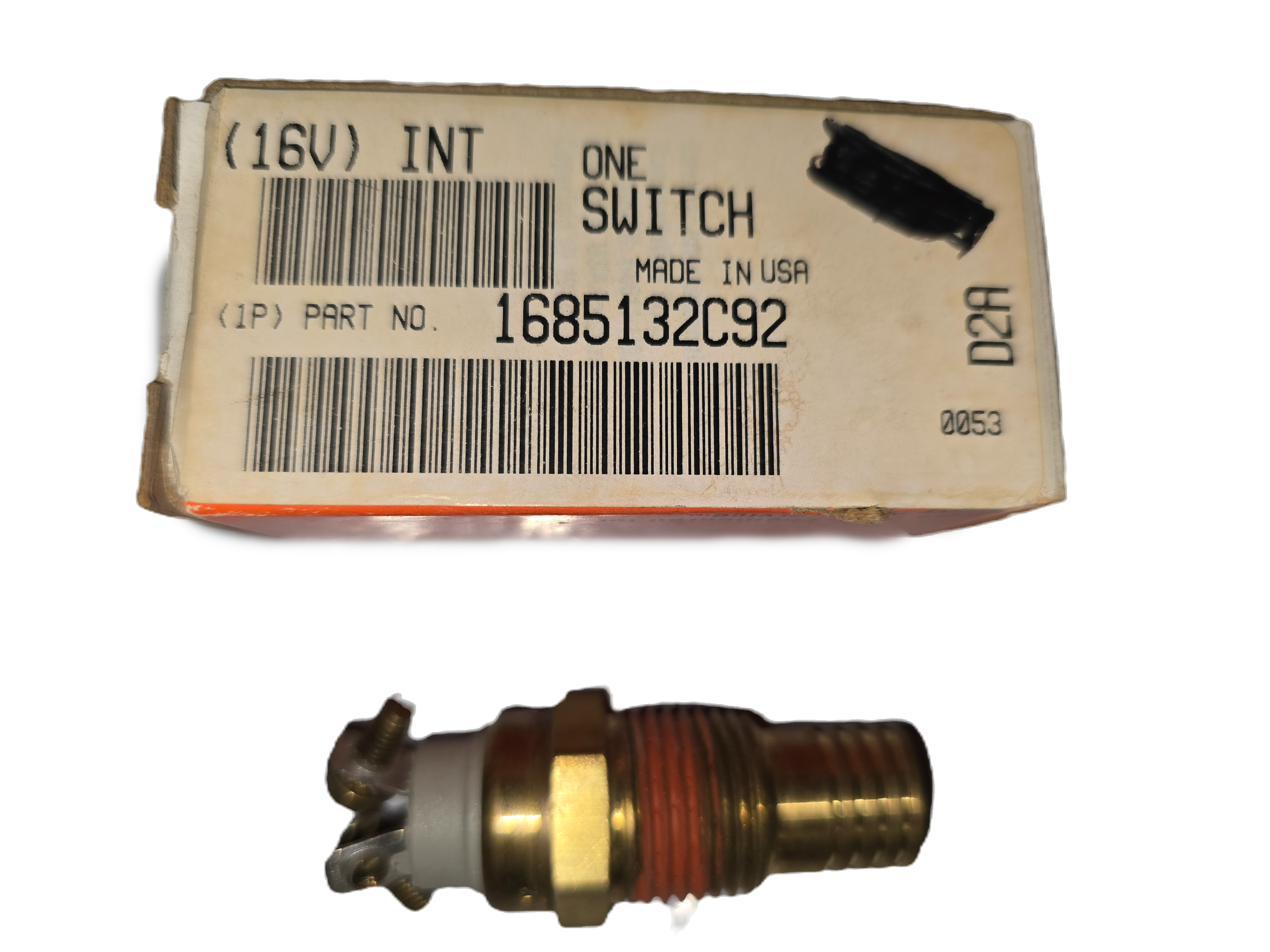 1685132C92 Genuine OEM International 195/deg. NC Fan Clutch Switch