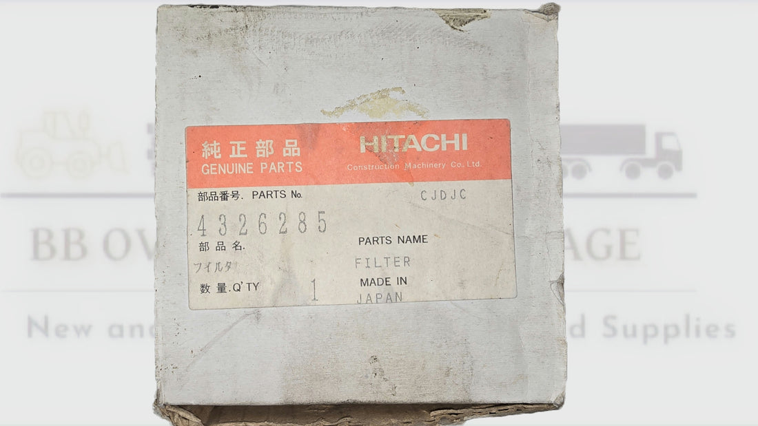 4326285 Screen Seal Hydraulic Cap Base Filter Hitachi