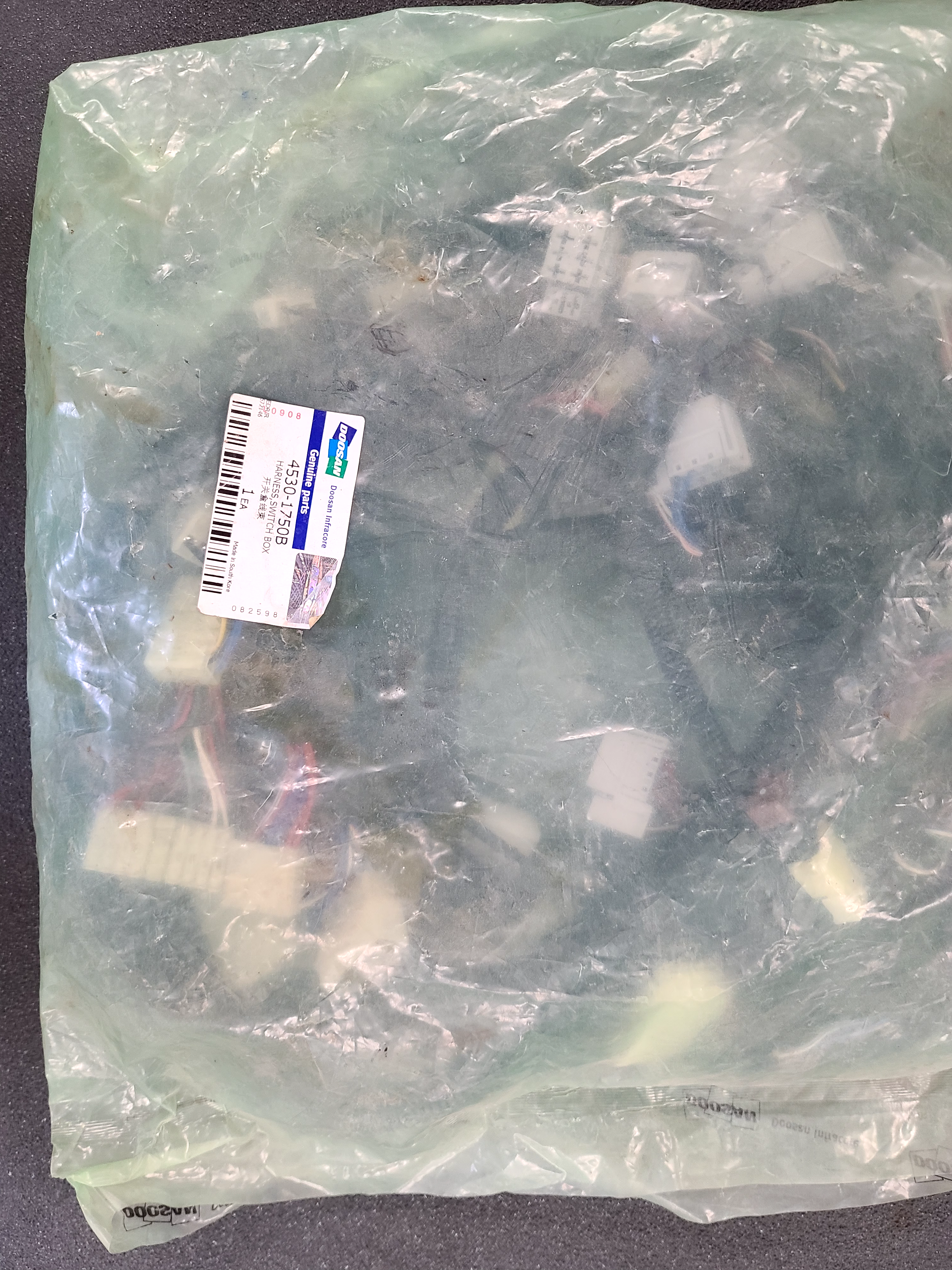 Genuine Doosan 4530-1750B Wiring Harness | For Mega 160 Wheel Loader Switch Box | OEM New