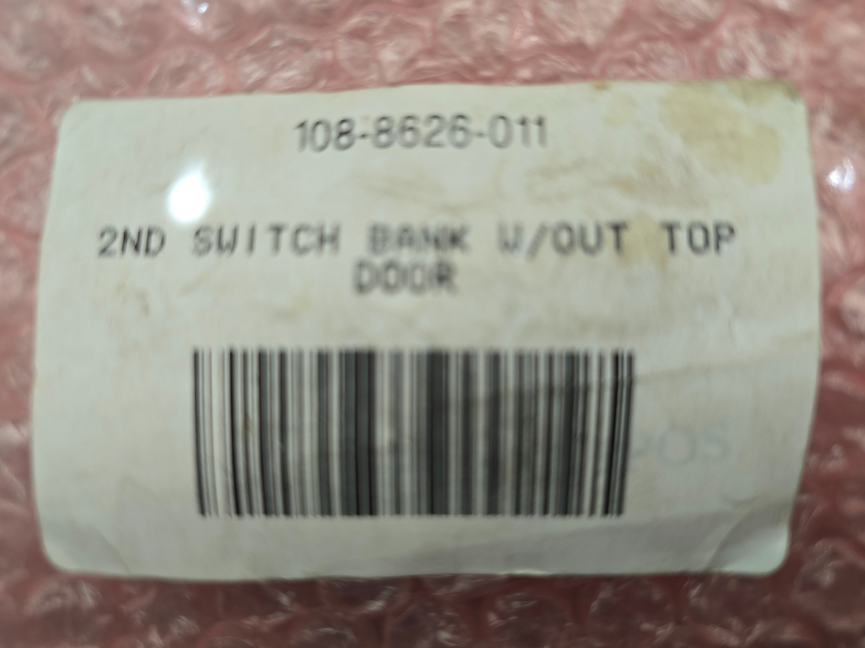 108-8626-011 Heil Switch Bank Red Connector Rev B1