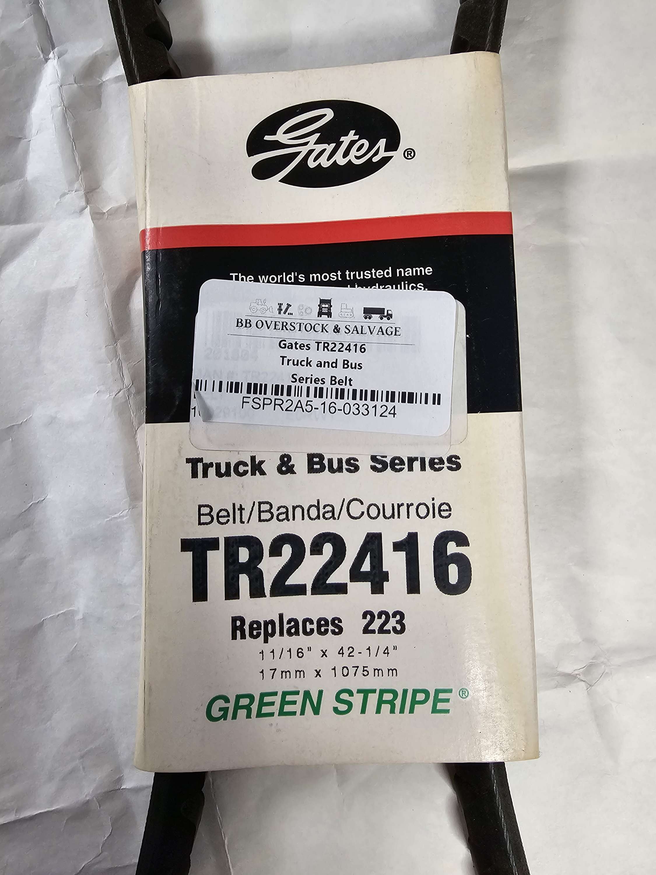 Gates TR22416 Truck and Bus Series Belt