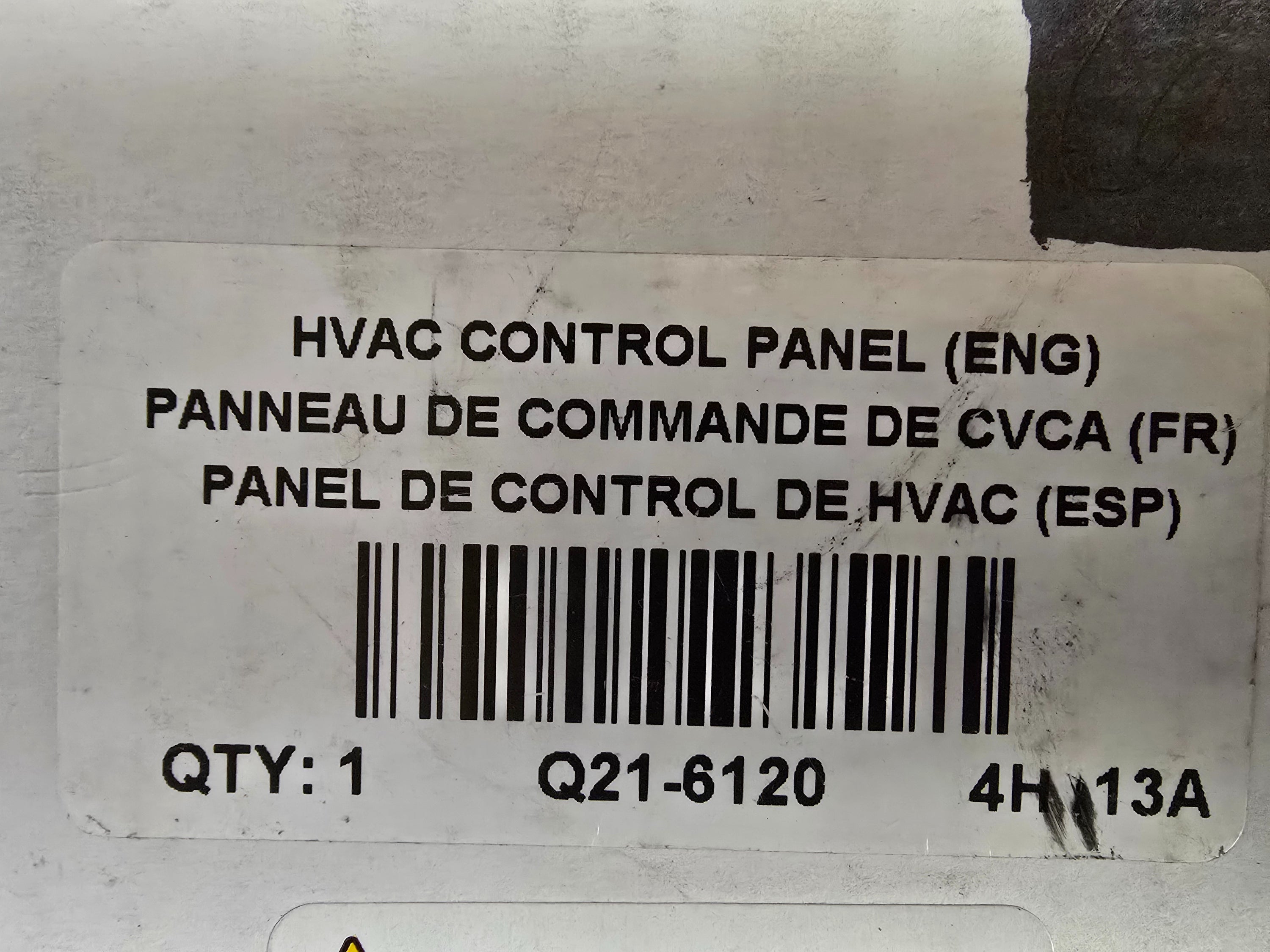 Paccar P/N | Q21-6020 Peterbilt HVAC Control Module Q216120