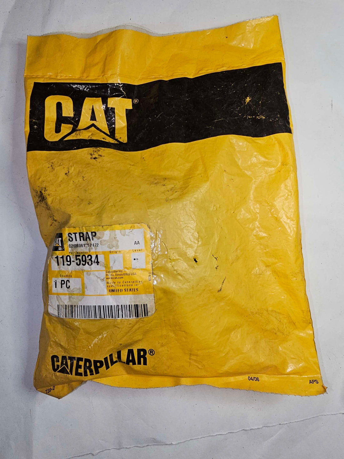 119-5934 Strap Caterpillar CAT OEM 1195934
