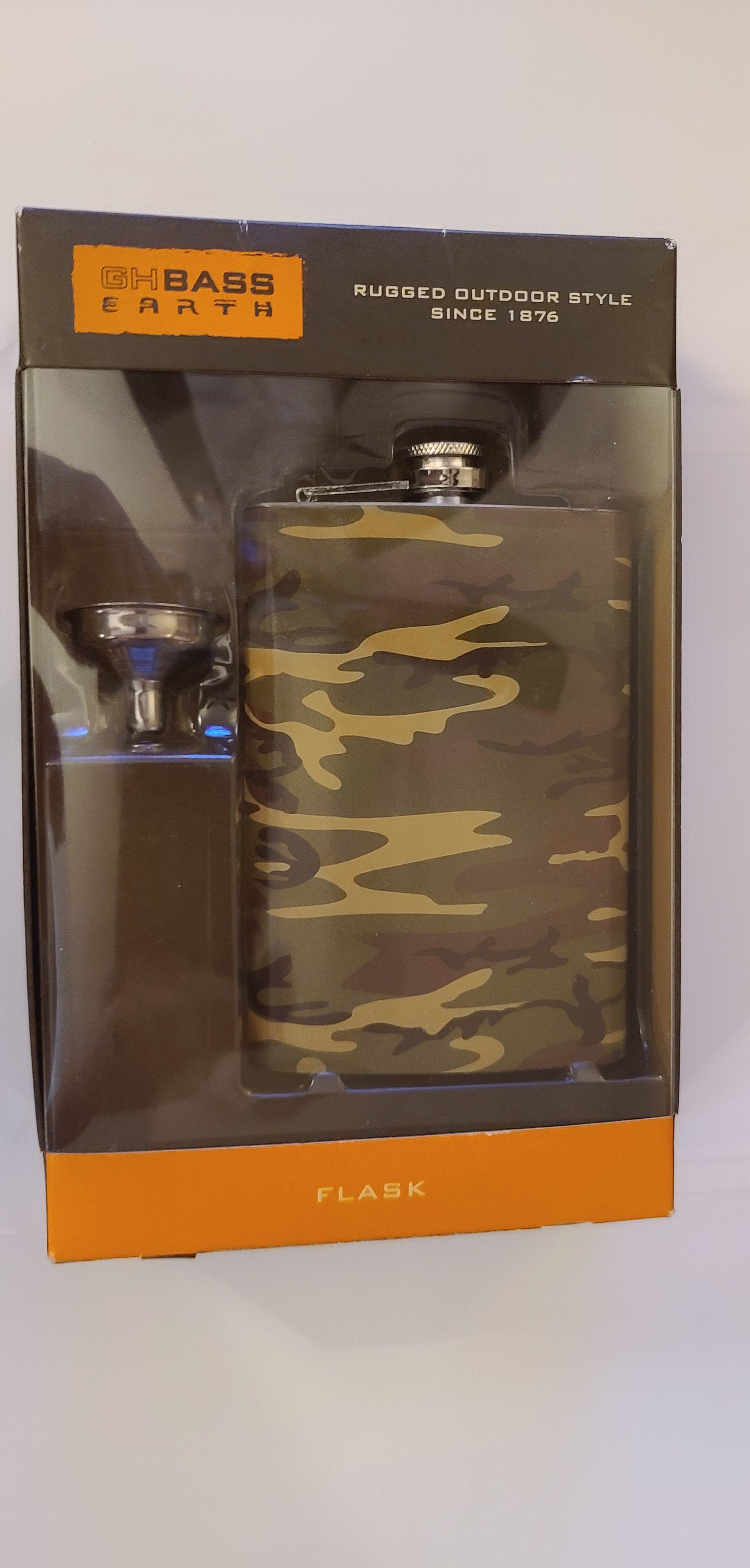 GH Bass Earth Camo 8 oz. Flask
