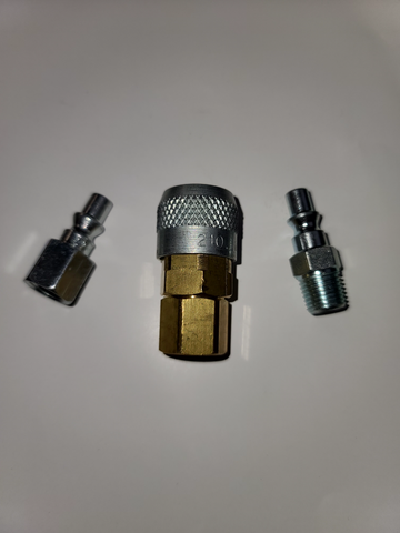 ARO 1/4 in. Air Coupler Matching set with Male and Female Nipples