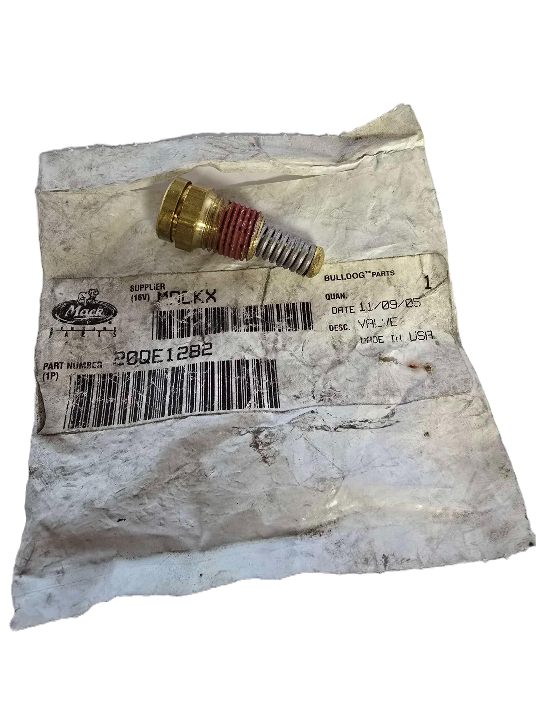 20QE1282 150 PSI ST-3 Safety Valve Genuine Mack