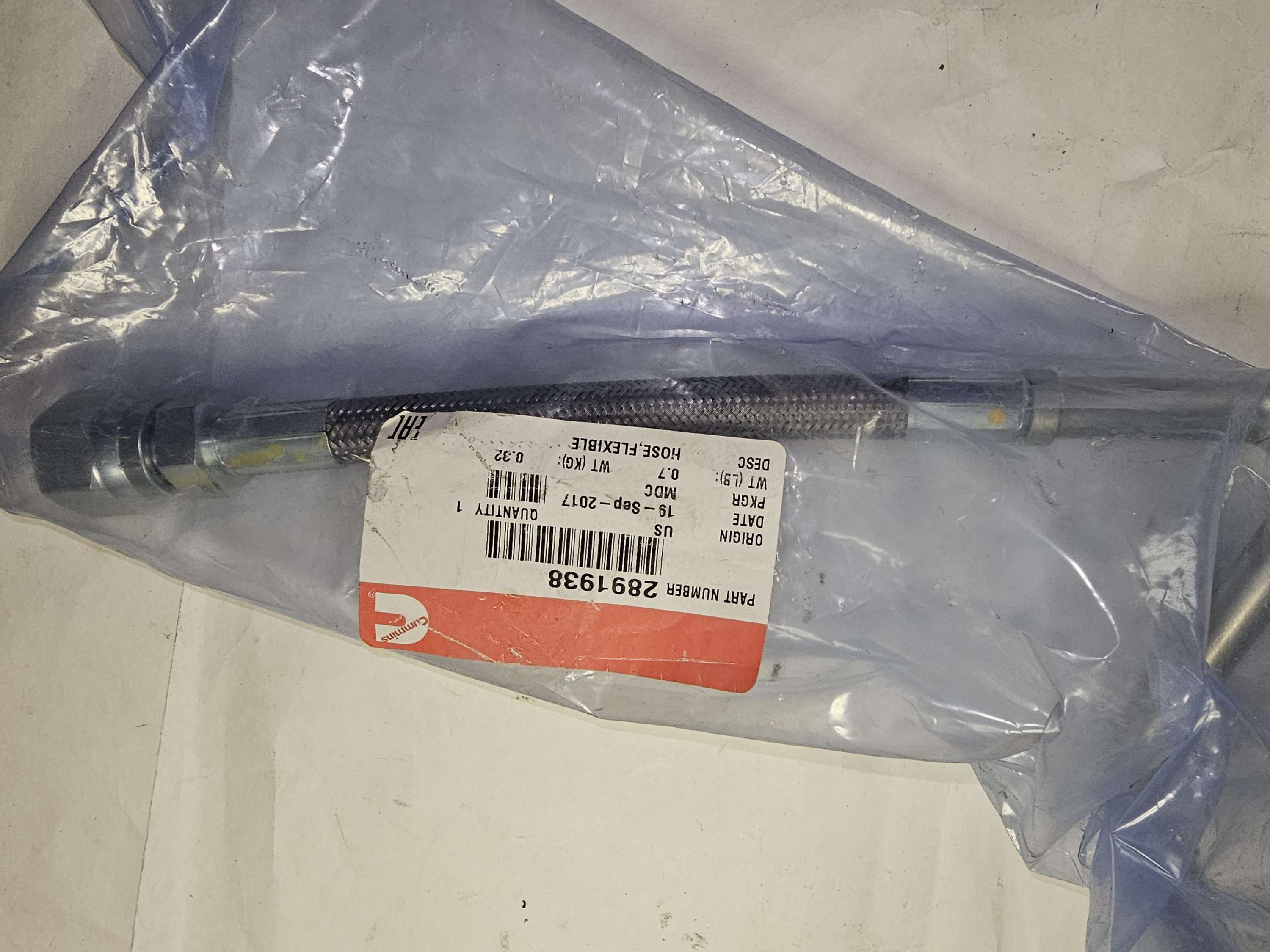 2891938 Hose Flexible Genuine OEM Cummins