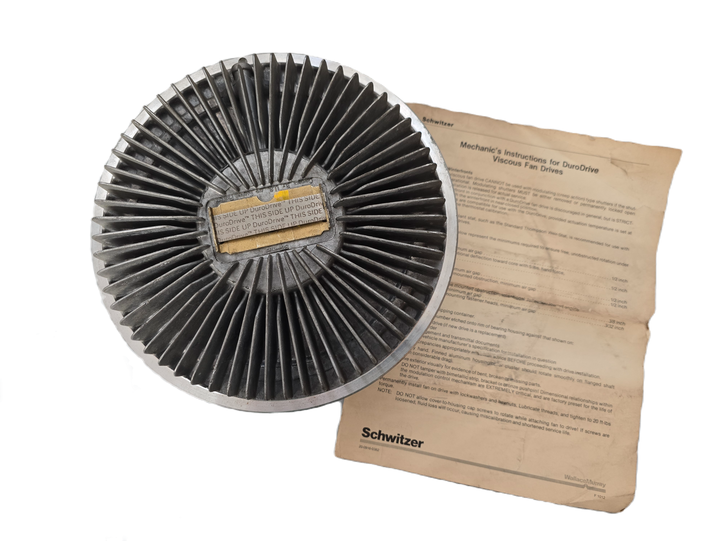 Schwitzer 182851 DuroDrive Viscous Fan Clutch New