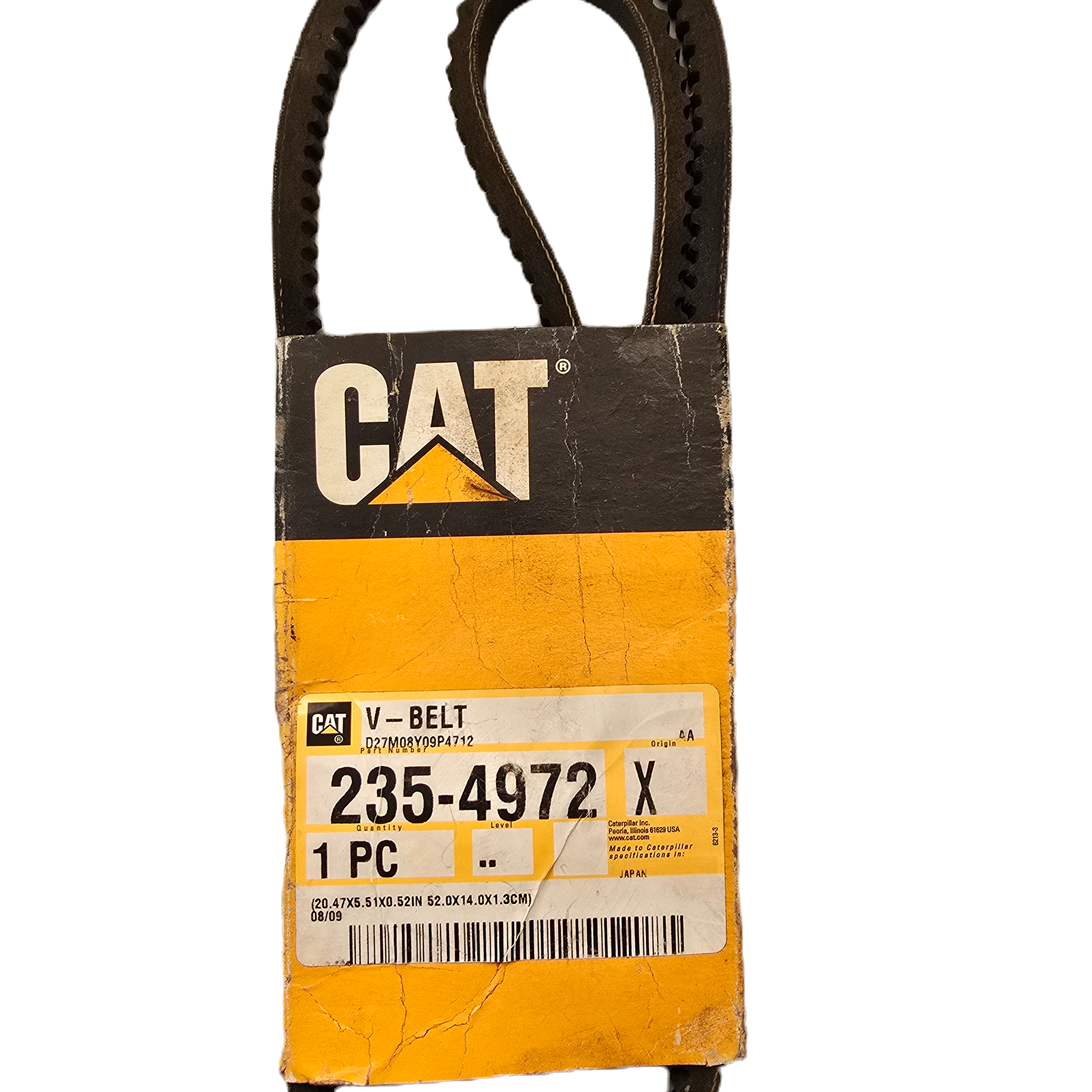 CAT P/N | 235-4972 Loader Belt Genuine Caterpillar 2354972
