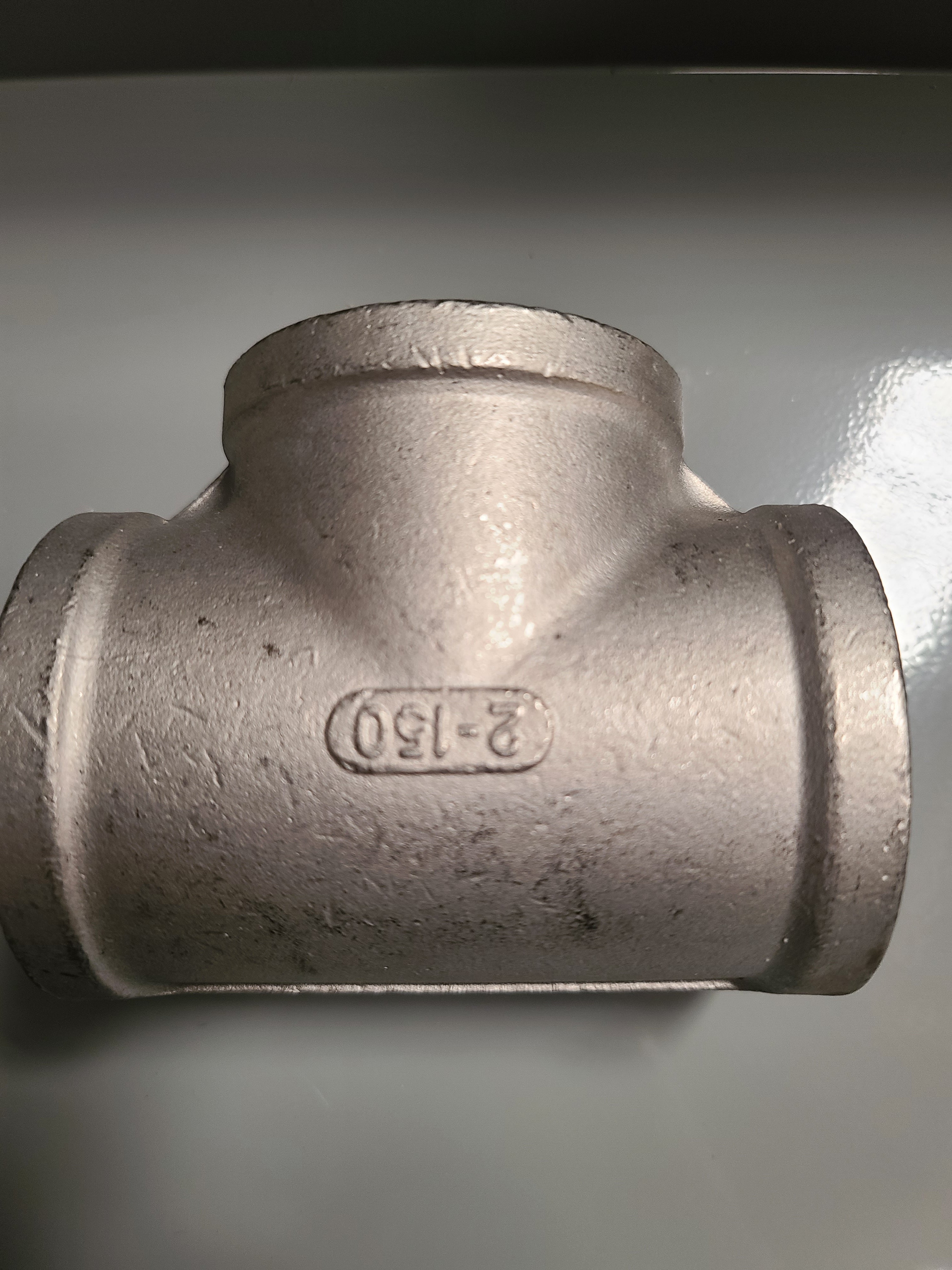 2 inch 304 Stainless Steel 150 PSI Pipe Tee