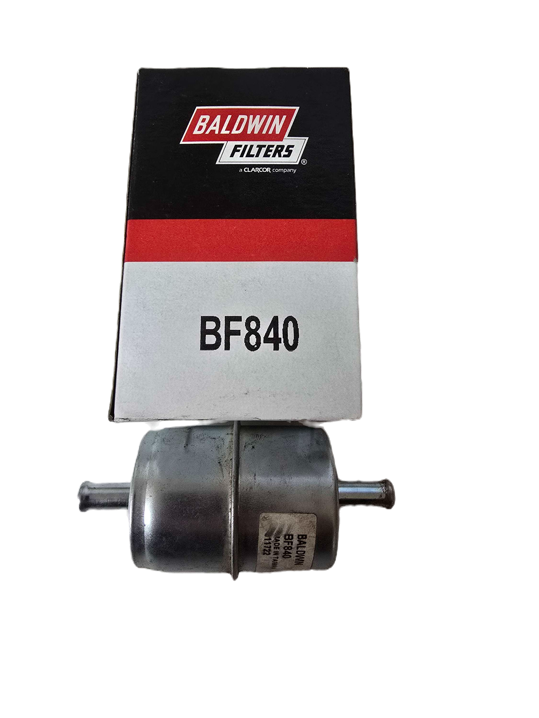 BF840 Baldwin In-line Fuel Filter 5/16 inch-inlet