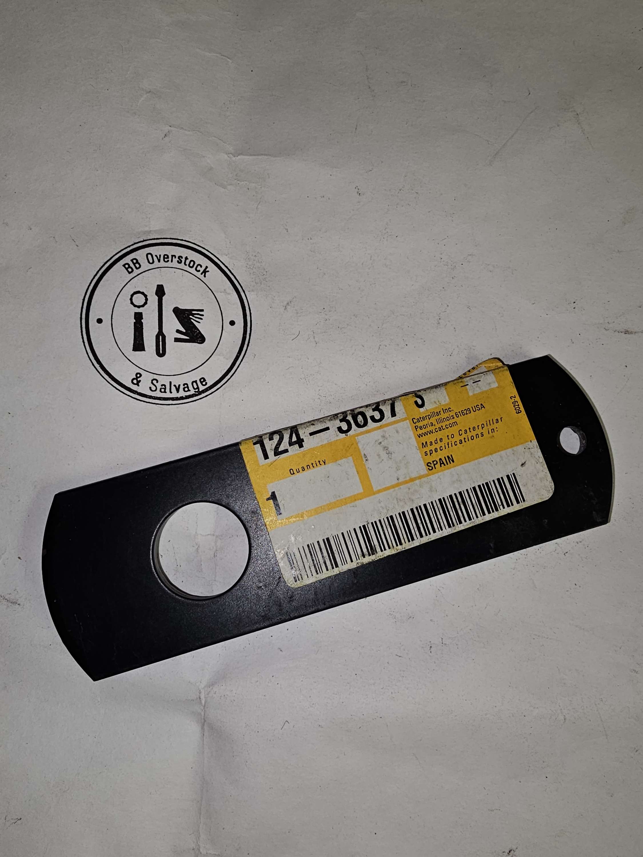 124-3637 S. Plate S. Caterpillar CAT OEM 1243637