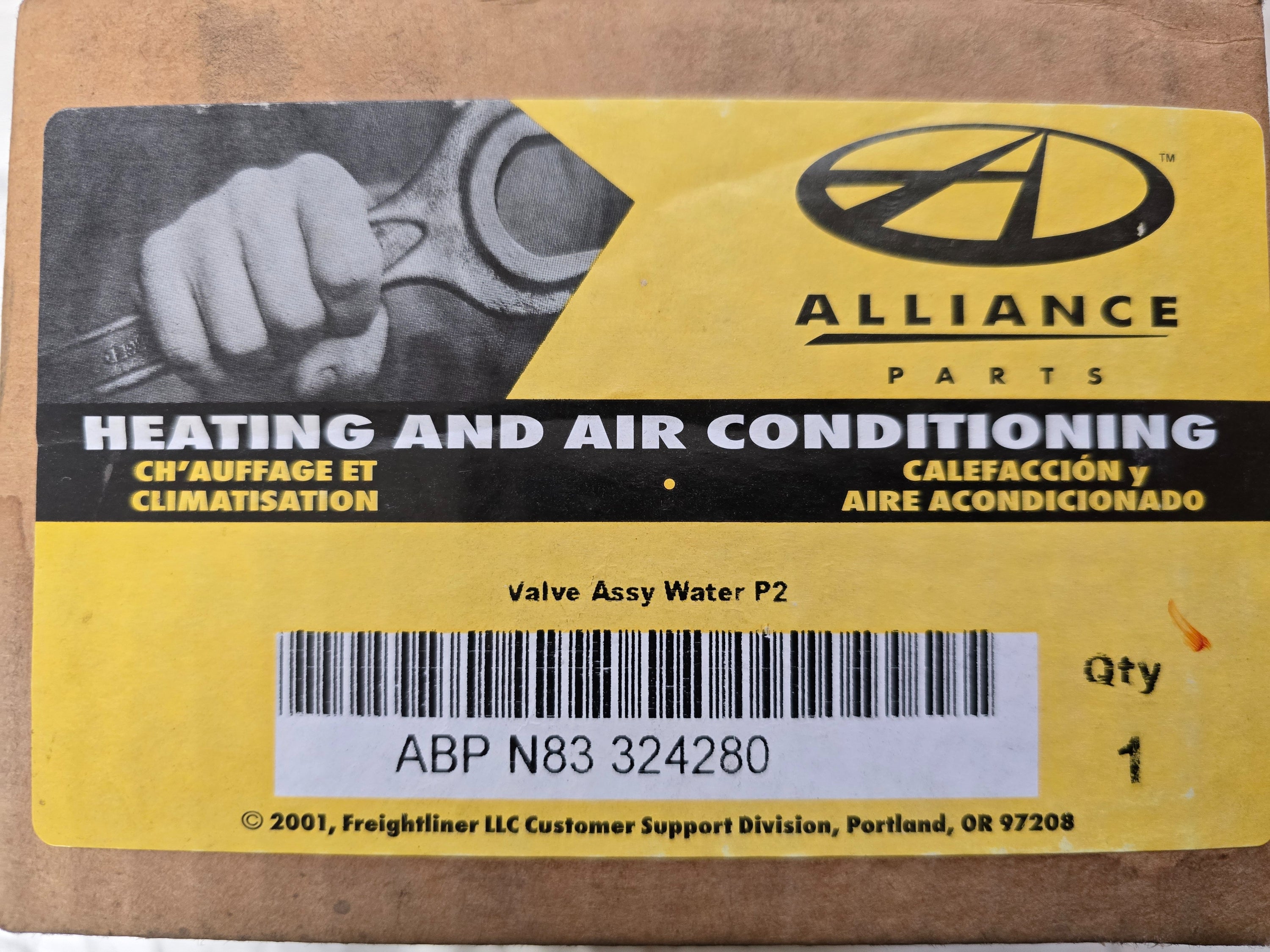 ABP N83 324280 Alliance Freightliner Heater Valve | H44C-5305-200 | RN016D