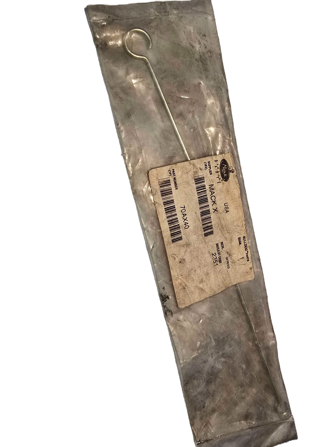 70AX40 R-Model Genuine OEM Mack 10-5/8 inch Spring Extension NOS