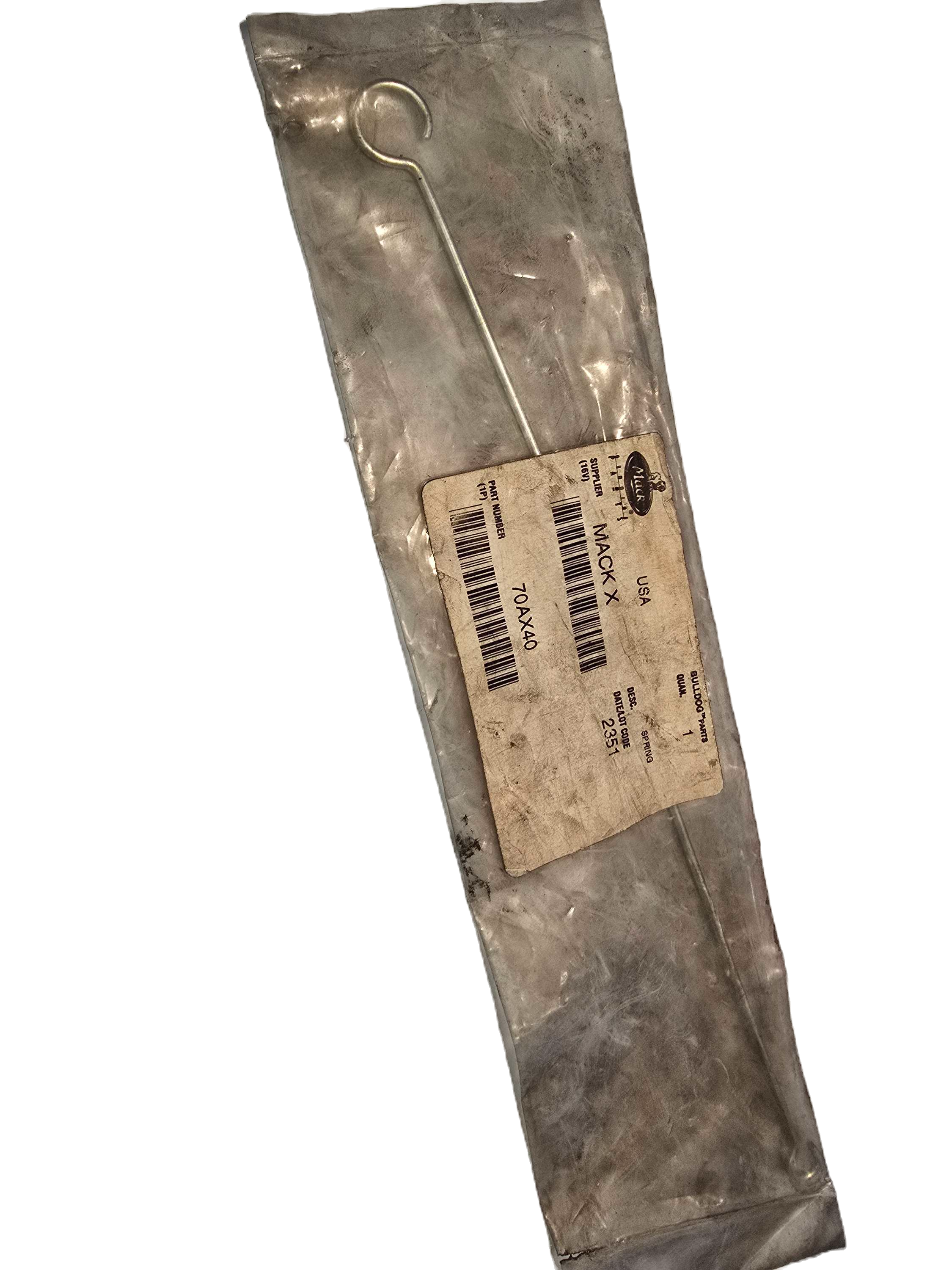 70AX40 R-Model Genuine OEM Mack 10-5/8 inch Spring Extension NOS