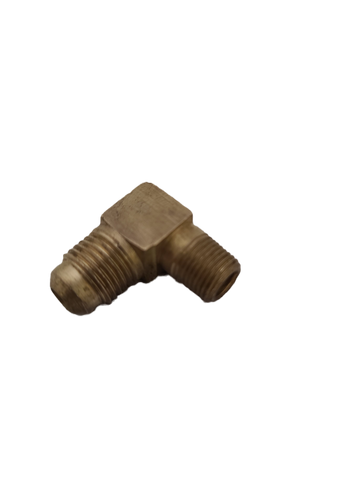 49X12x8 HD Extruded Brass SAE Flare 90-degree Elbow