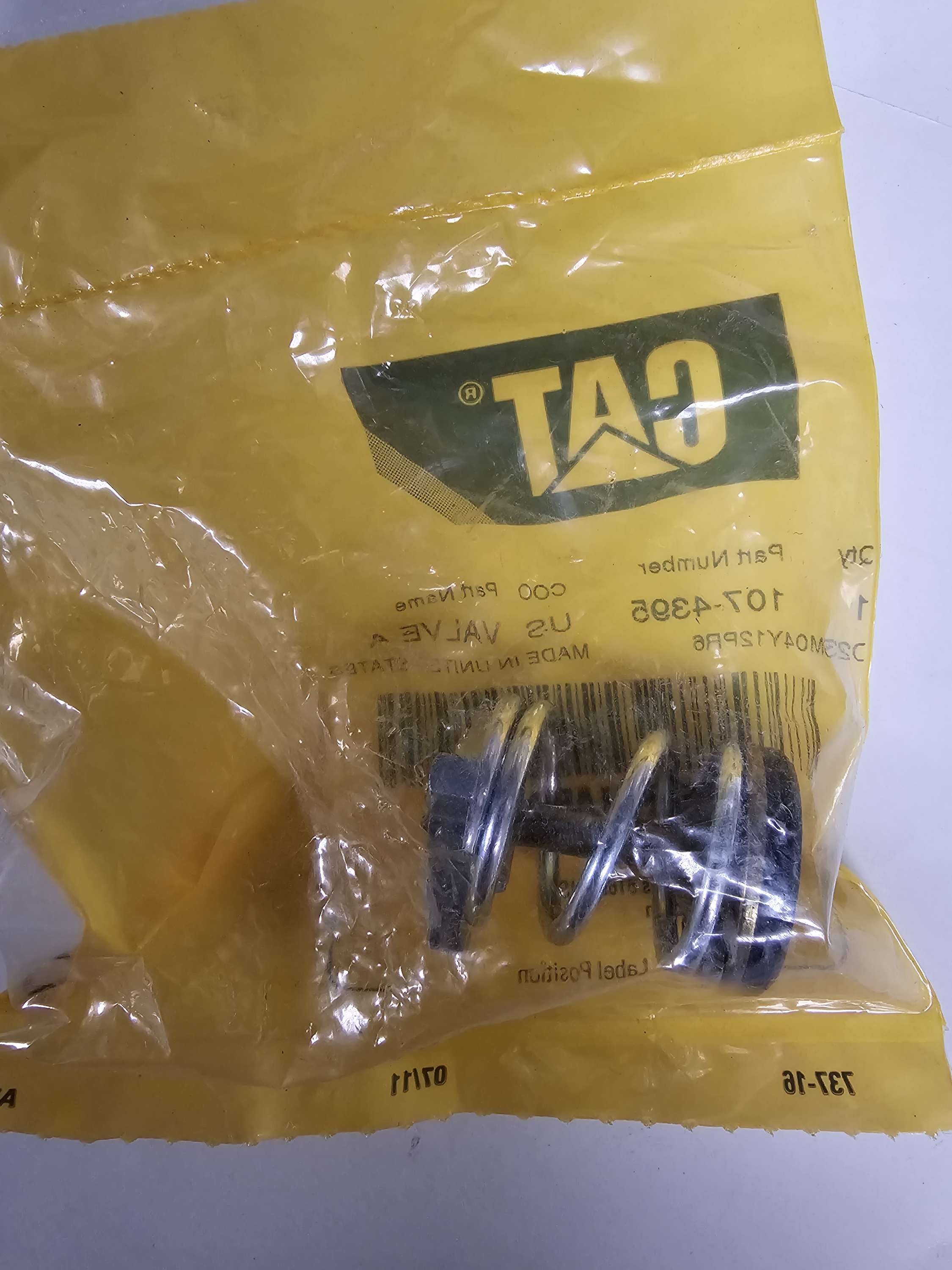 107-4395 Valve Caterpillar/CAT 1074395