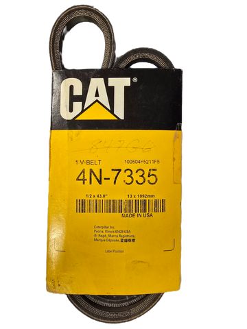 CAT P/N | 4N-7335 V-Belt 1/2-43.0 Caterpillar 4N7335