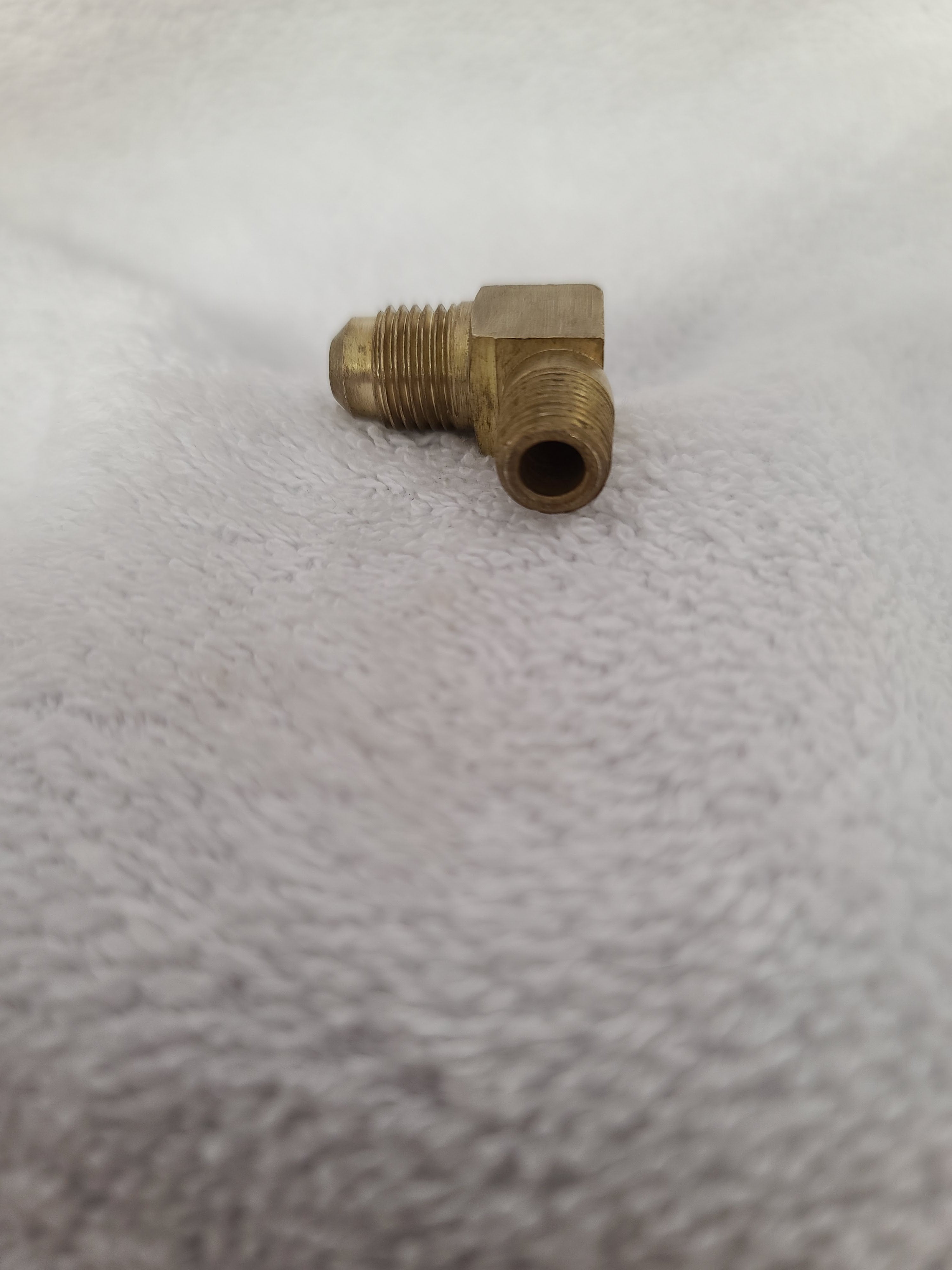 49x10x8 Brass Flare Elbow