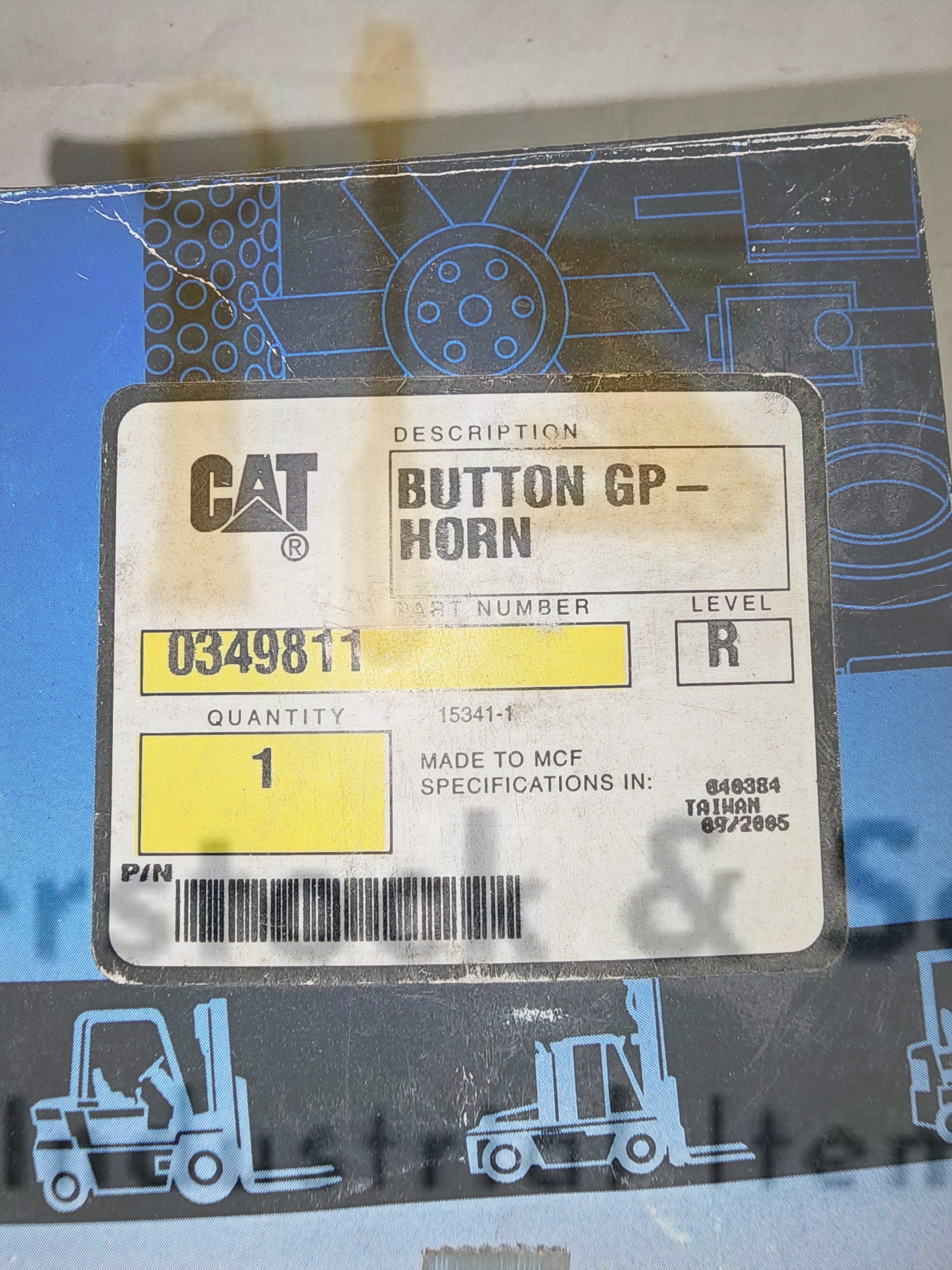 034-9811 Horn Button Assembly Caterpillar CAT 0349811