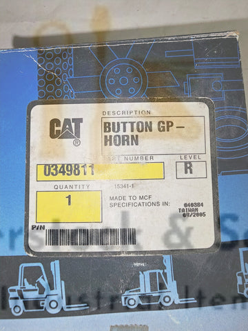 034-9811 Horn Button Assembly Caterpillar CAT 0349811