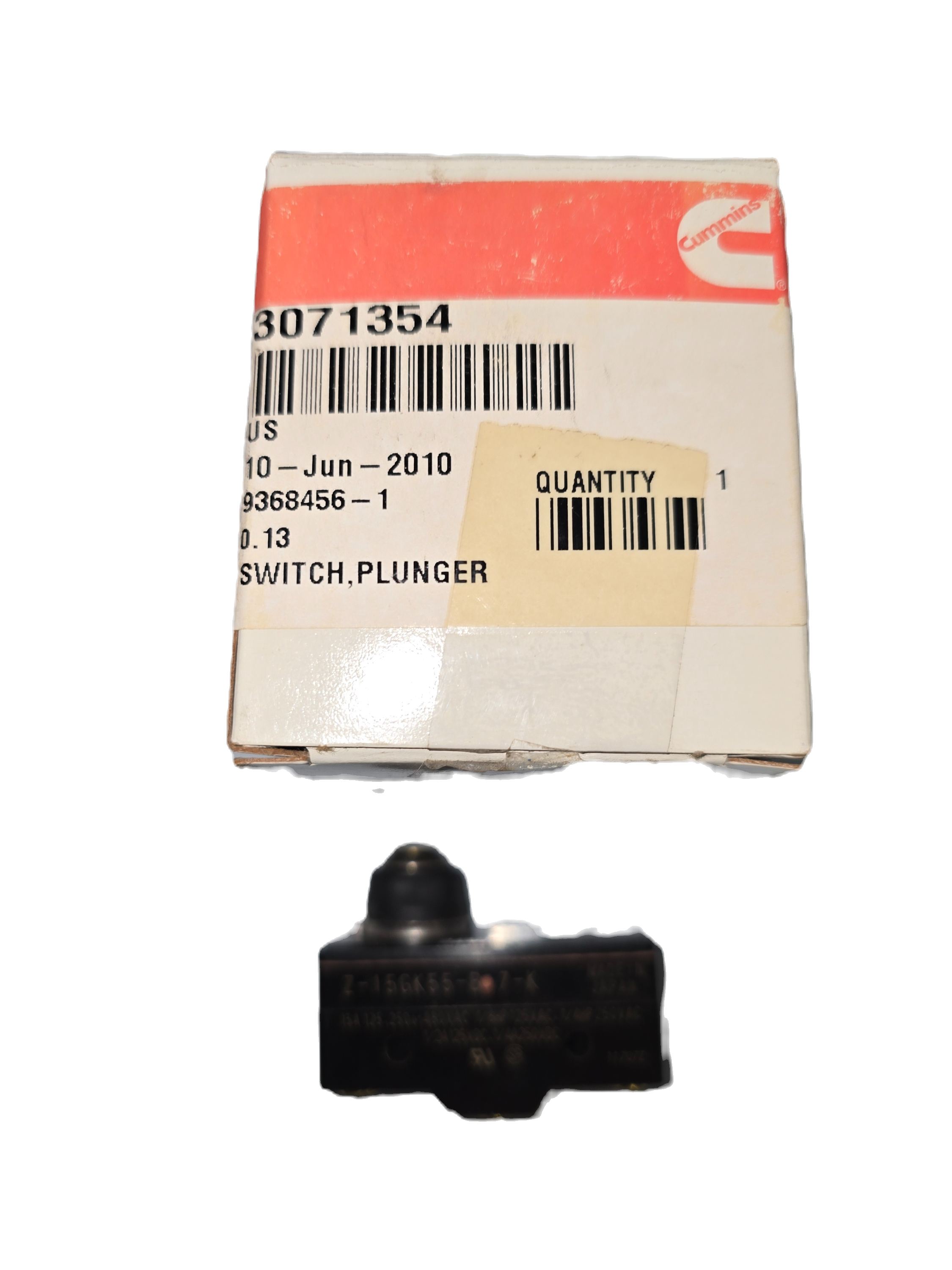P/N: 3071354 Cummins Plunger Switch for Non Certified 14 liter/N14 engines