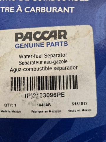 P2133096PE | PACCAR GENUINE WATER-FUEL SEPARATOR FILTER