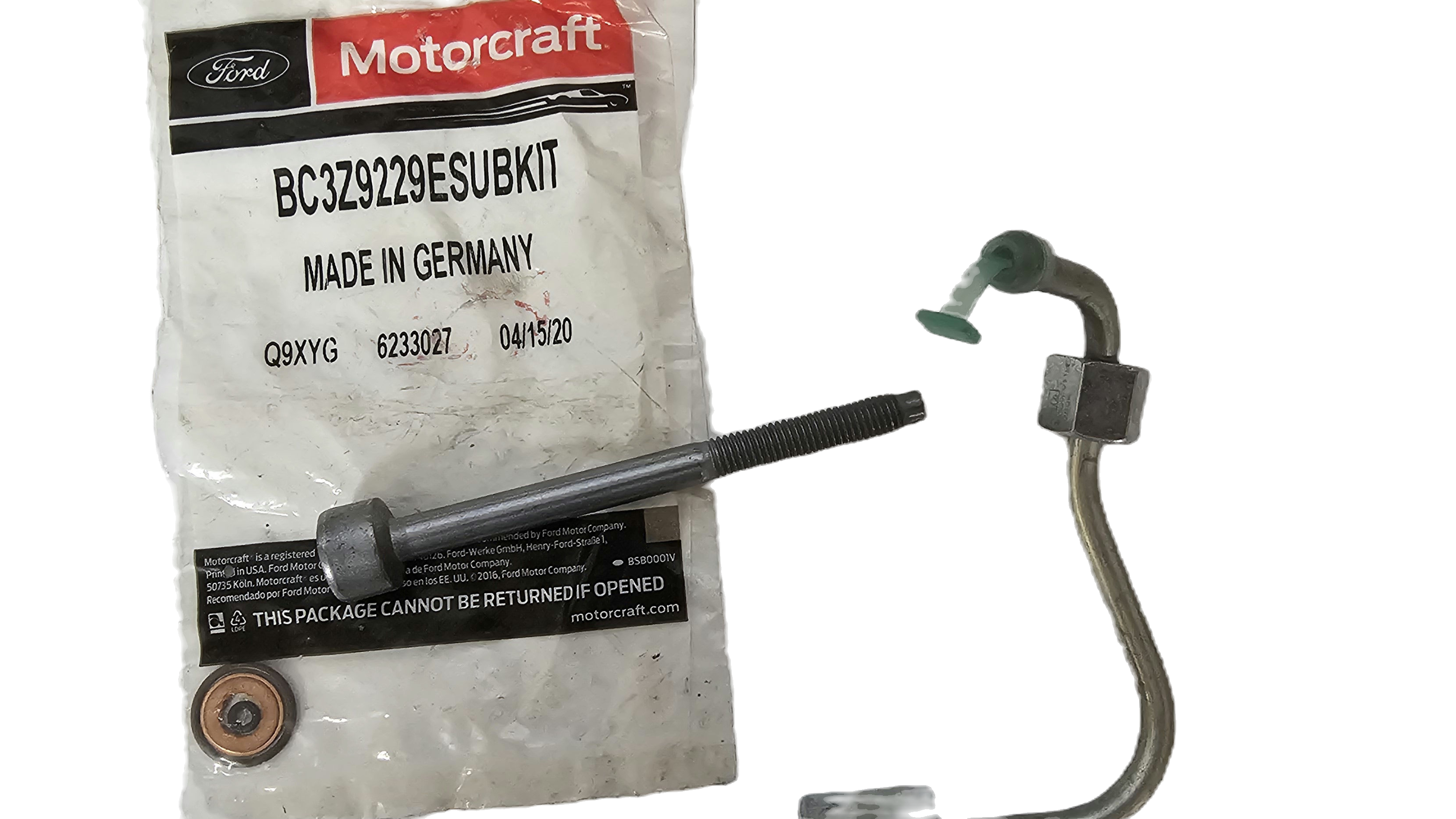 CM-5191 Fuel Tube-Seal-Bolt Kit 6.7 Ford Motorcraft