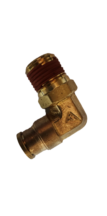 AQ69-DOTS-8X8 DOT 1/2 inch Brass Swivel Elbow