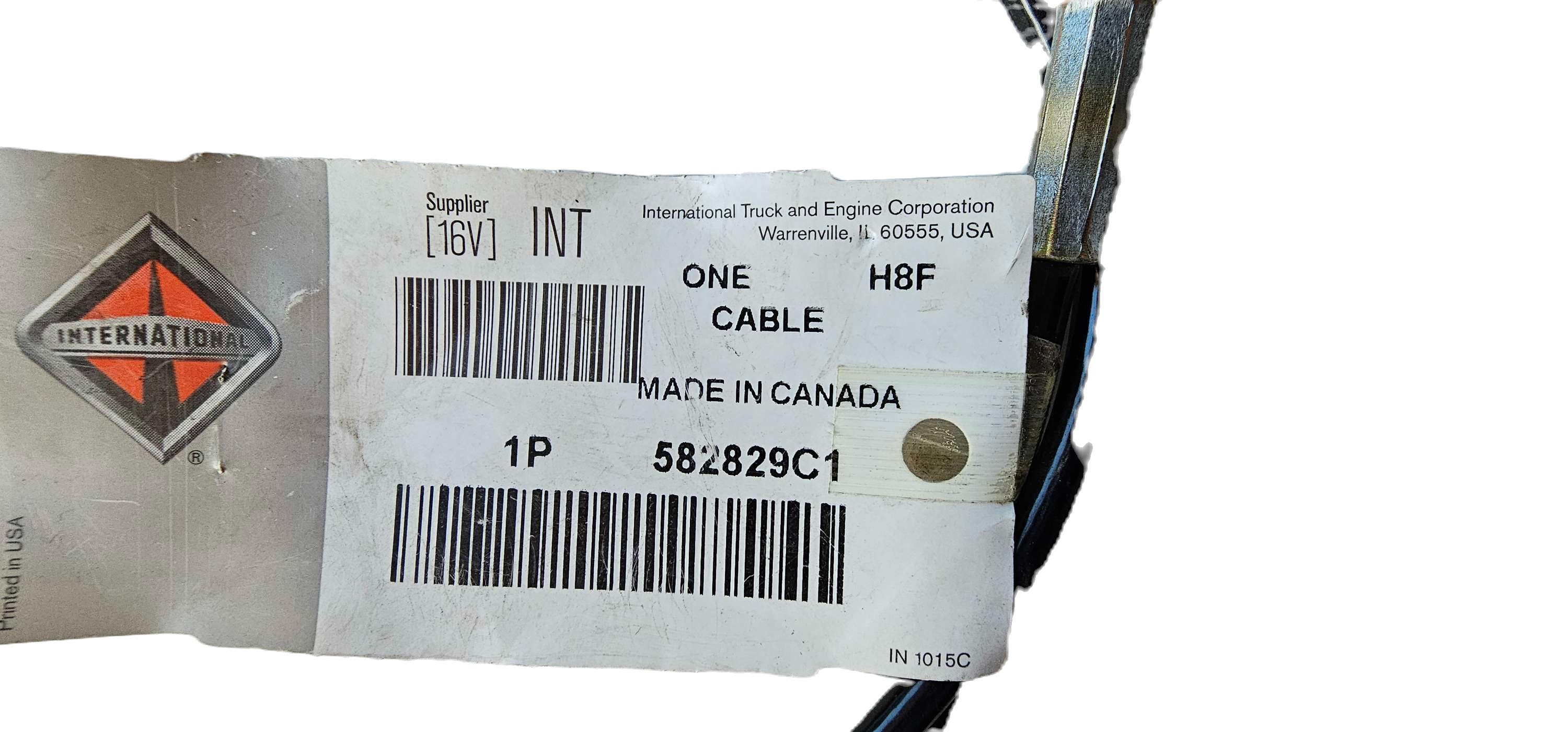 Int ~ NAVISTAR 582829C1 Cable Air TK Assy