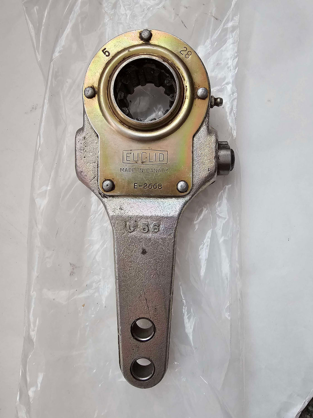 E-2668 10 Spline Offset Slack Adjuster Euclid