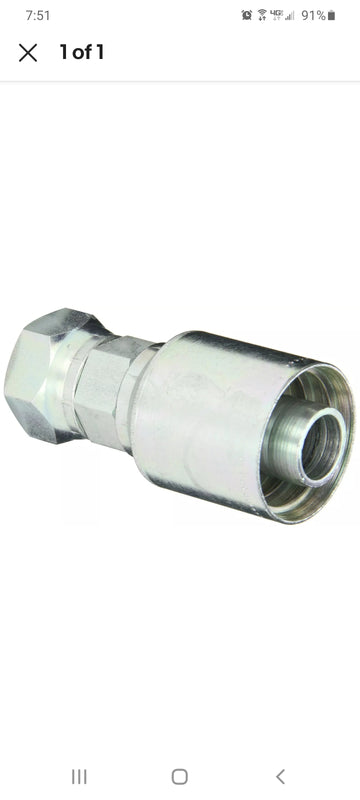 43016U612 Eaton Weatherhead Coll-O-Crimp Fitting