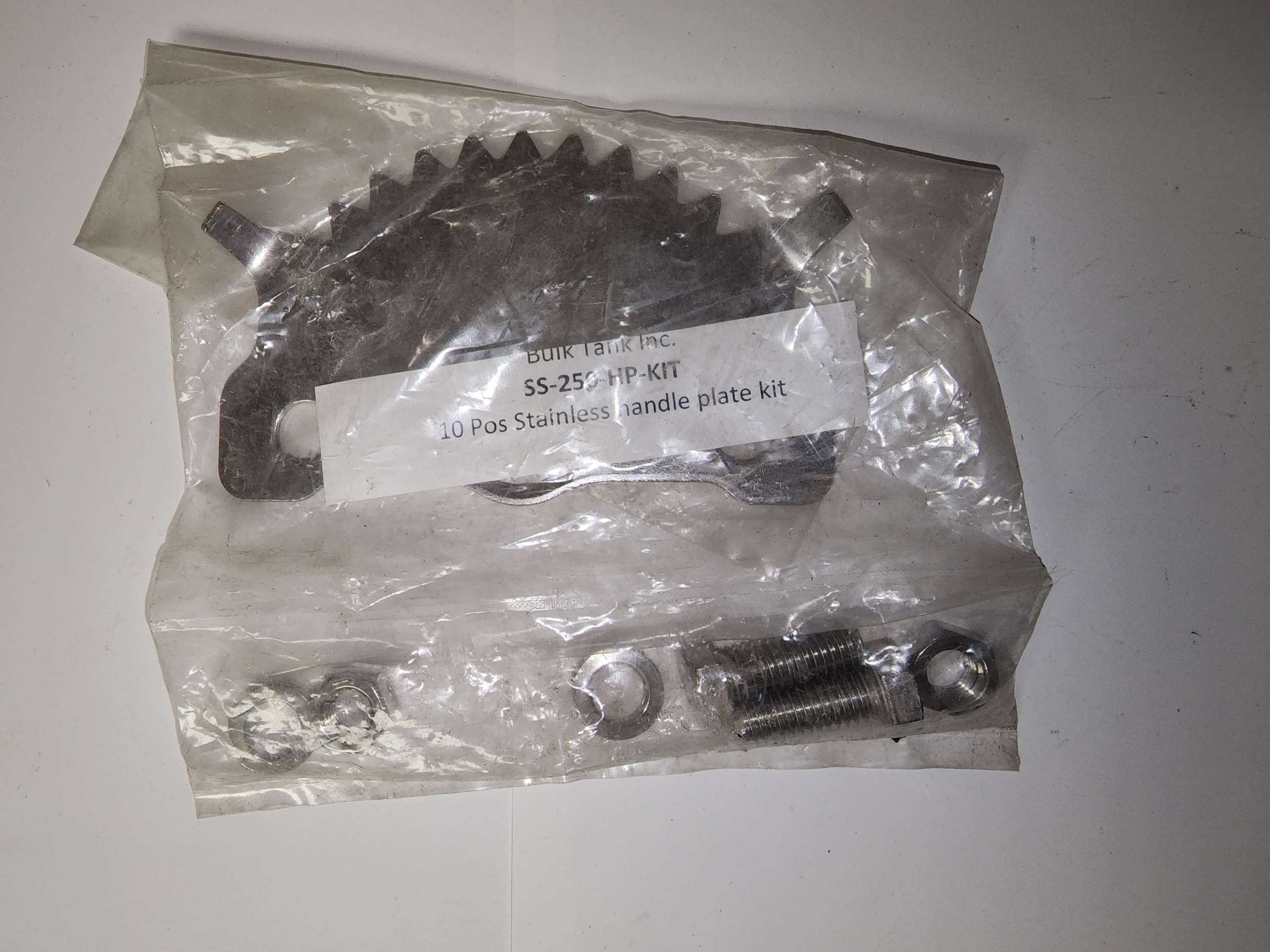 SS-250-HP-Kit 10 pos. ss handle plate kit