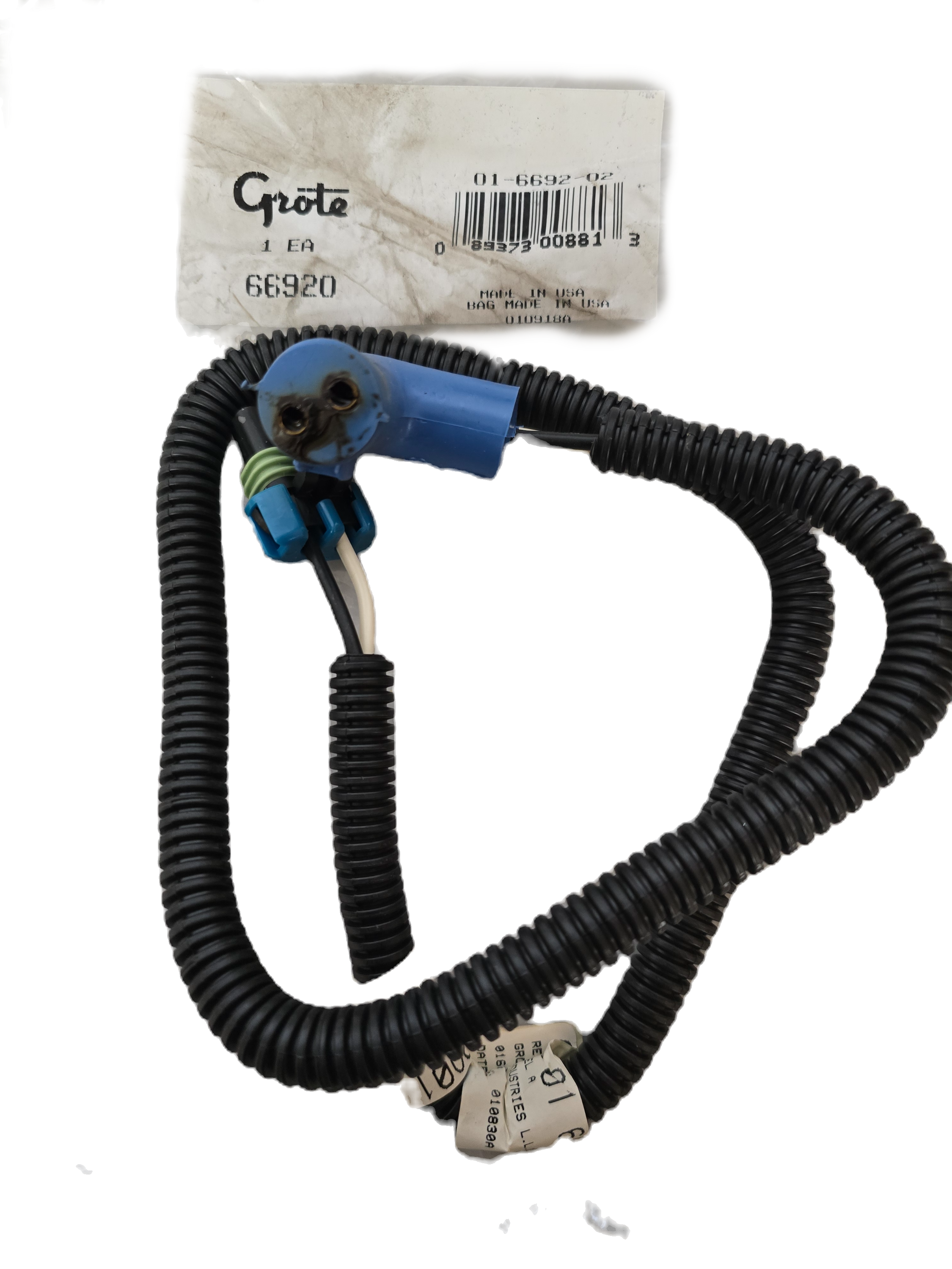 Grote 66920 | Sentry Light Single Function 90 Degree Pigtail