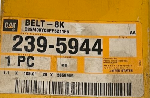 CAT P/N | 239-5944 width 27.9 Serpentine Belt Caterpillar 2395944