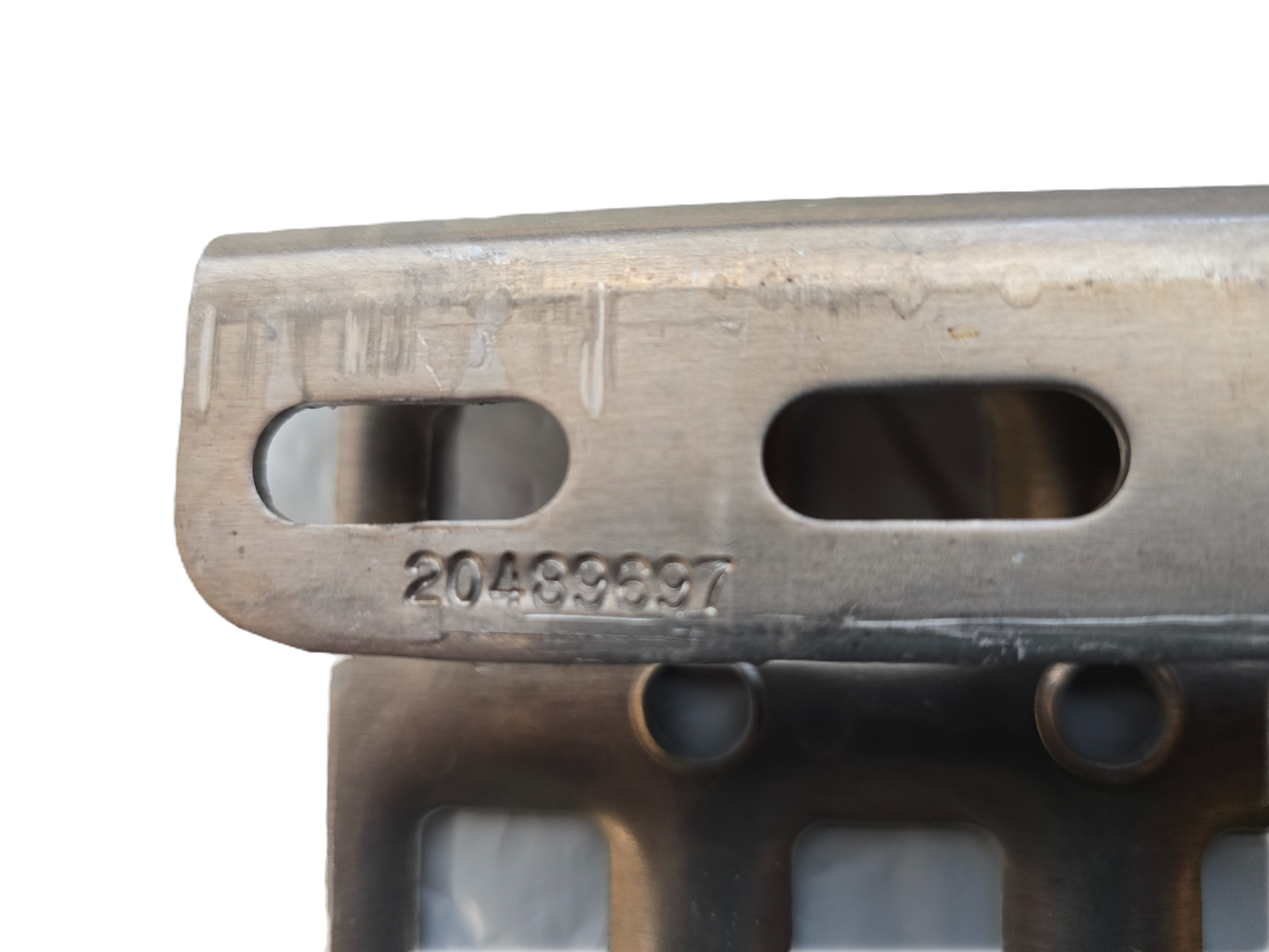 Genuine Volvo Truck 13.5" Aluminum Fairing / Fuel Tank Upper Step 20489697 (NOS) w OEM Parts Stamp