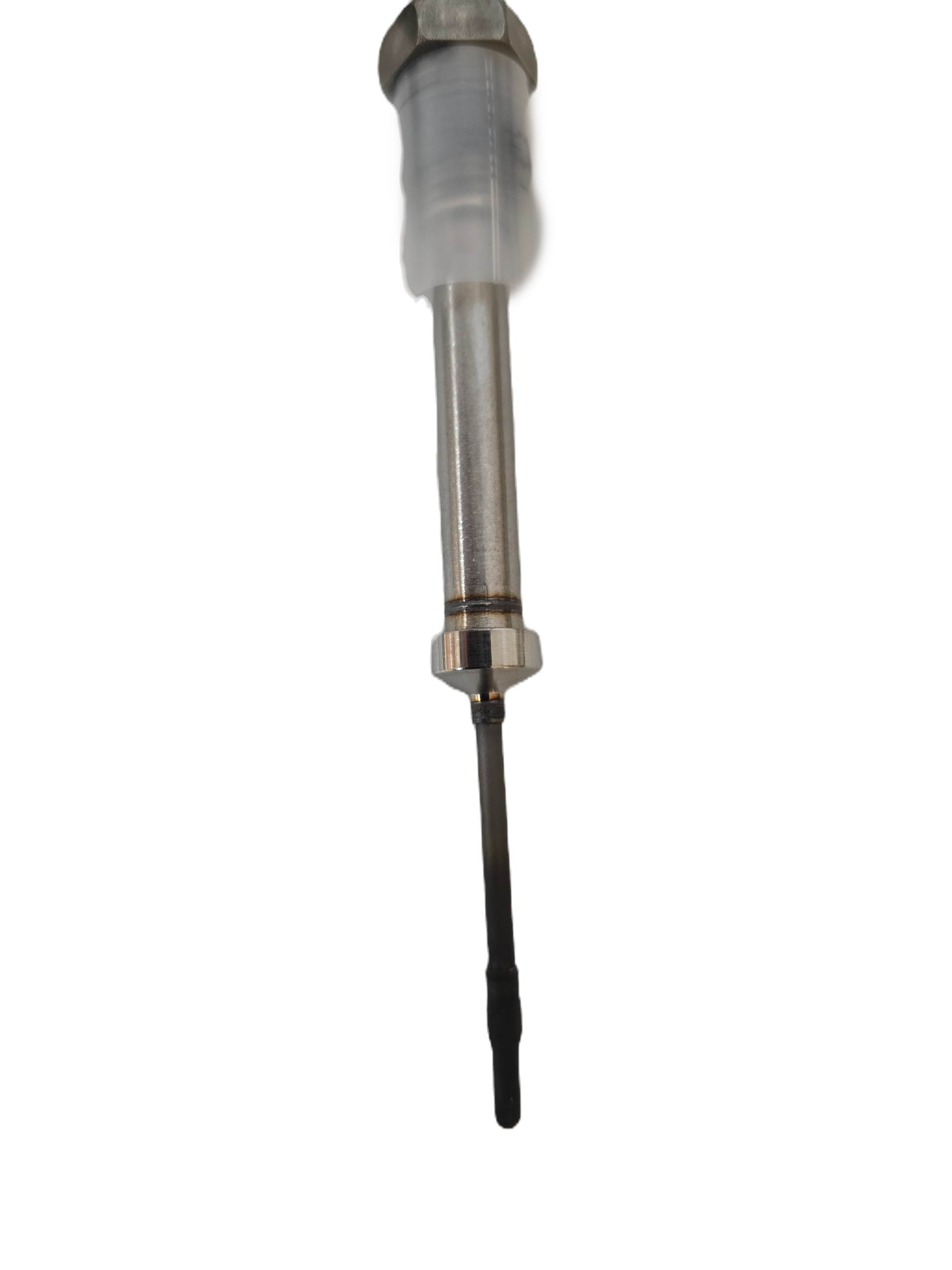 Genuine Cummins 4954574 exhaust gas temperature sensor with 2-pin connector and M12 threads.