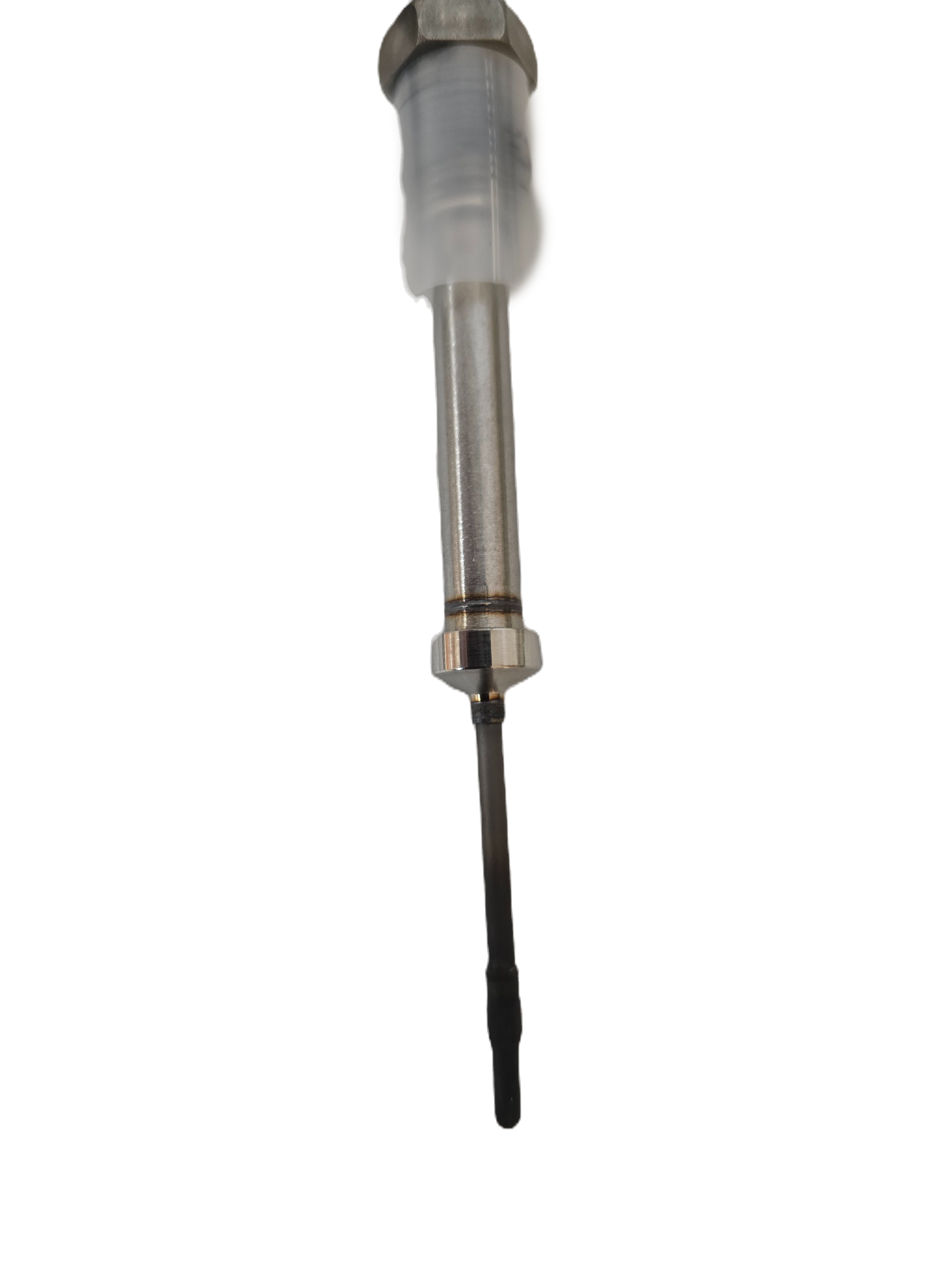 Genuine Cummins 4954574 exhaust gas temperature sensor with 2-pin connector and M12 threads.