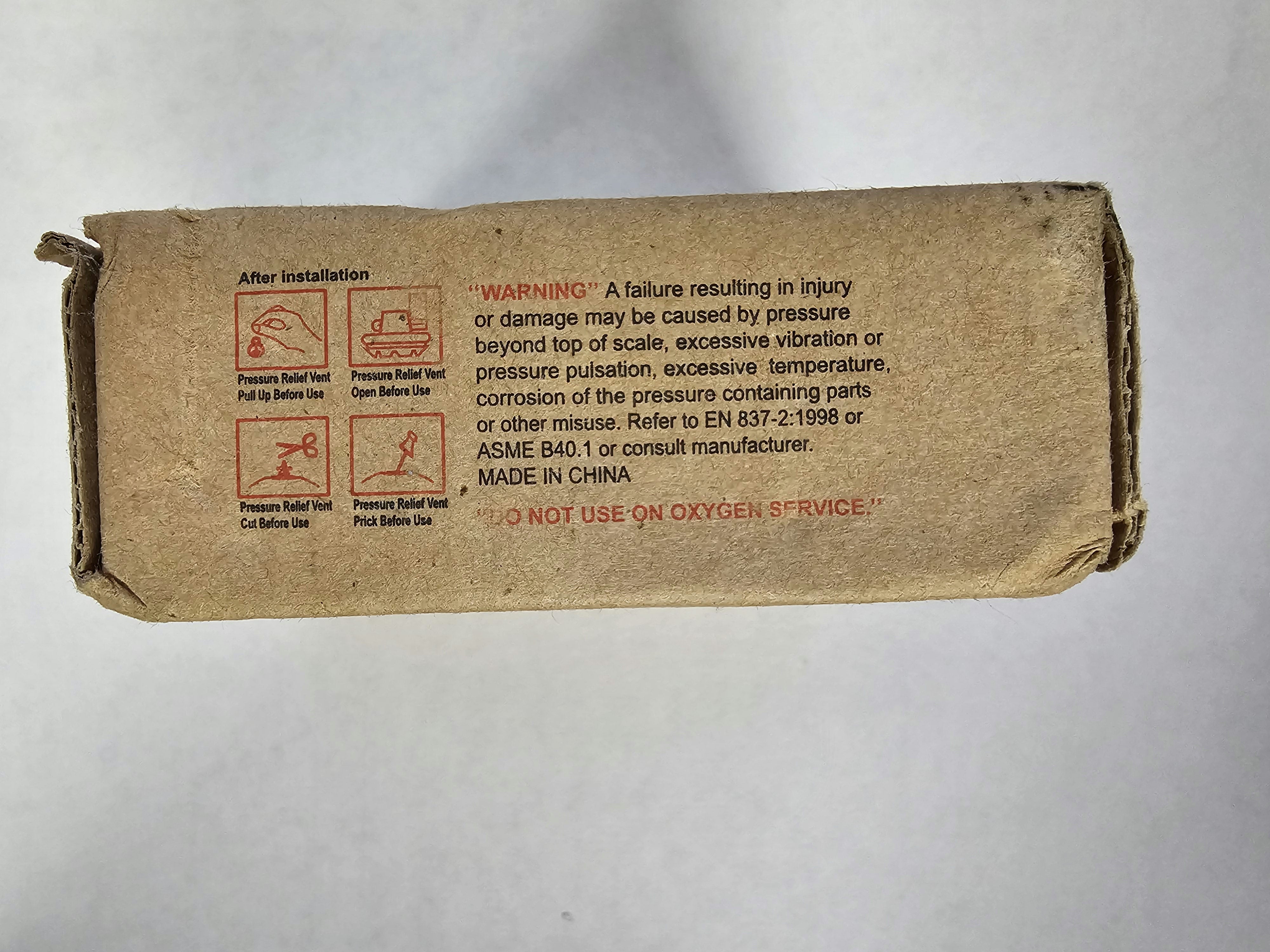200L-254C 0-30 Gauge Pressure Liquid Filled Chem Oil Products