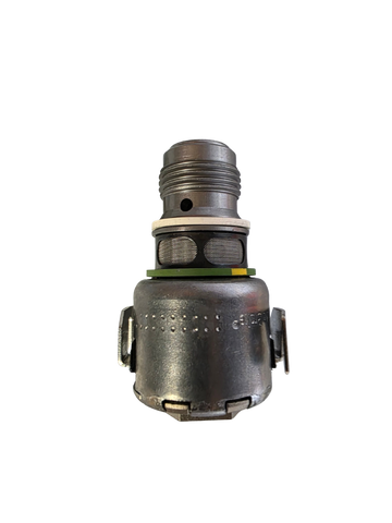 Metal valve or fitting on a white background