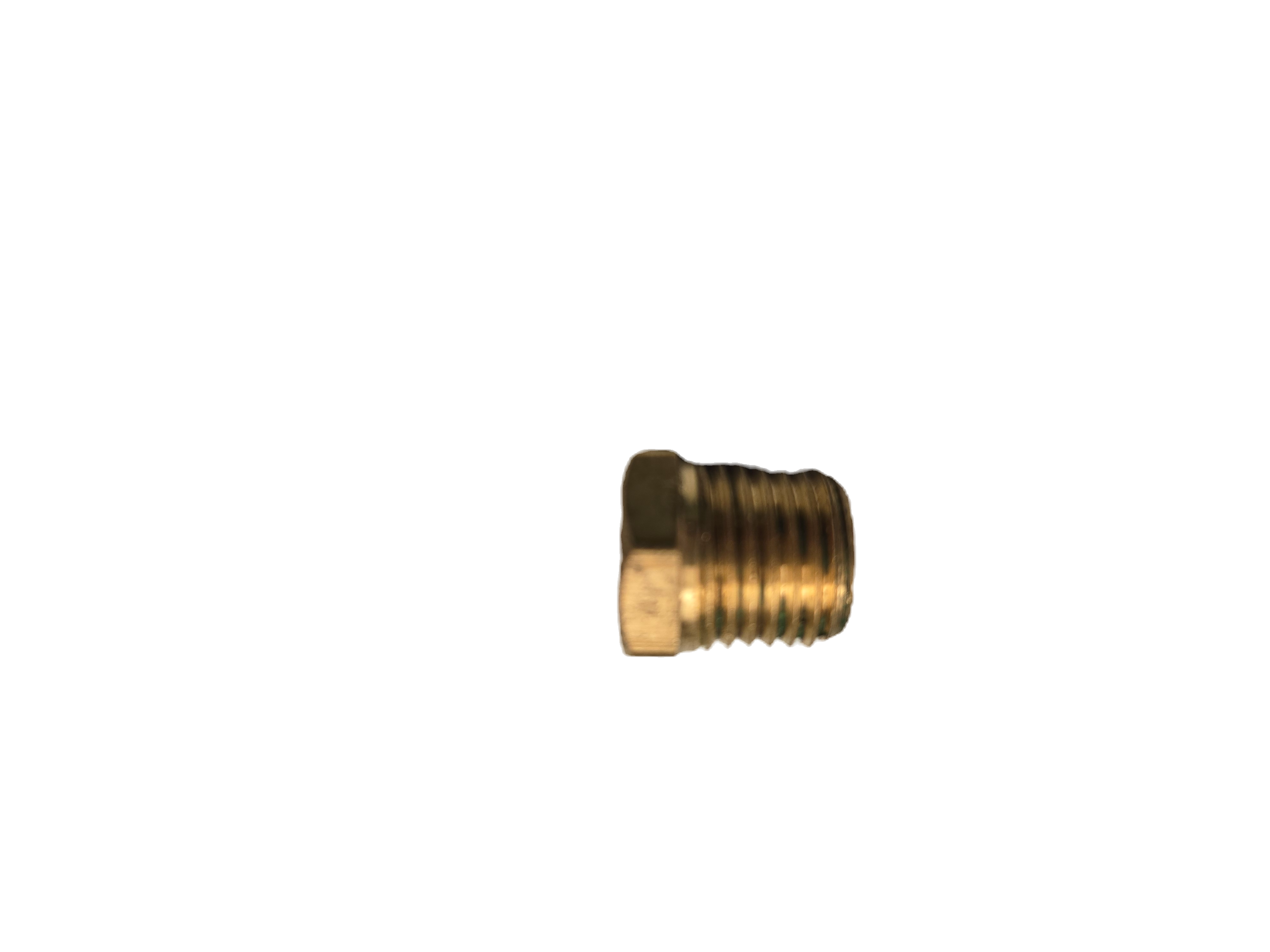 3152X4 - 1/4" Brass Hex Head Plug / 2 pack